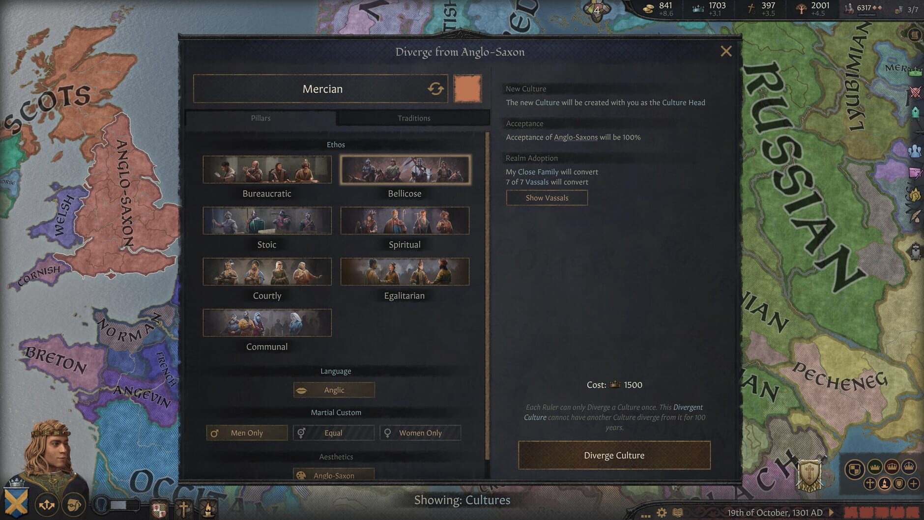 Screenshot for Crusader Kings III: Royal Court