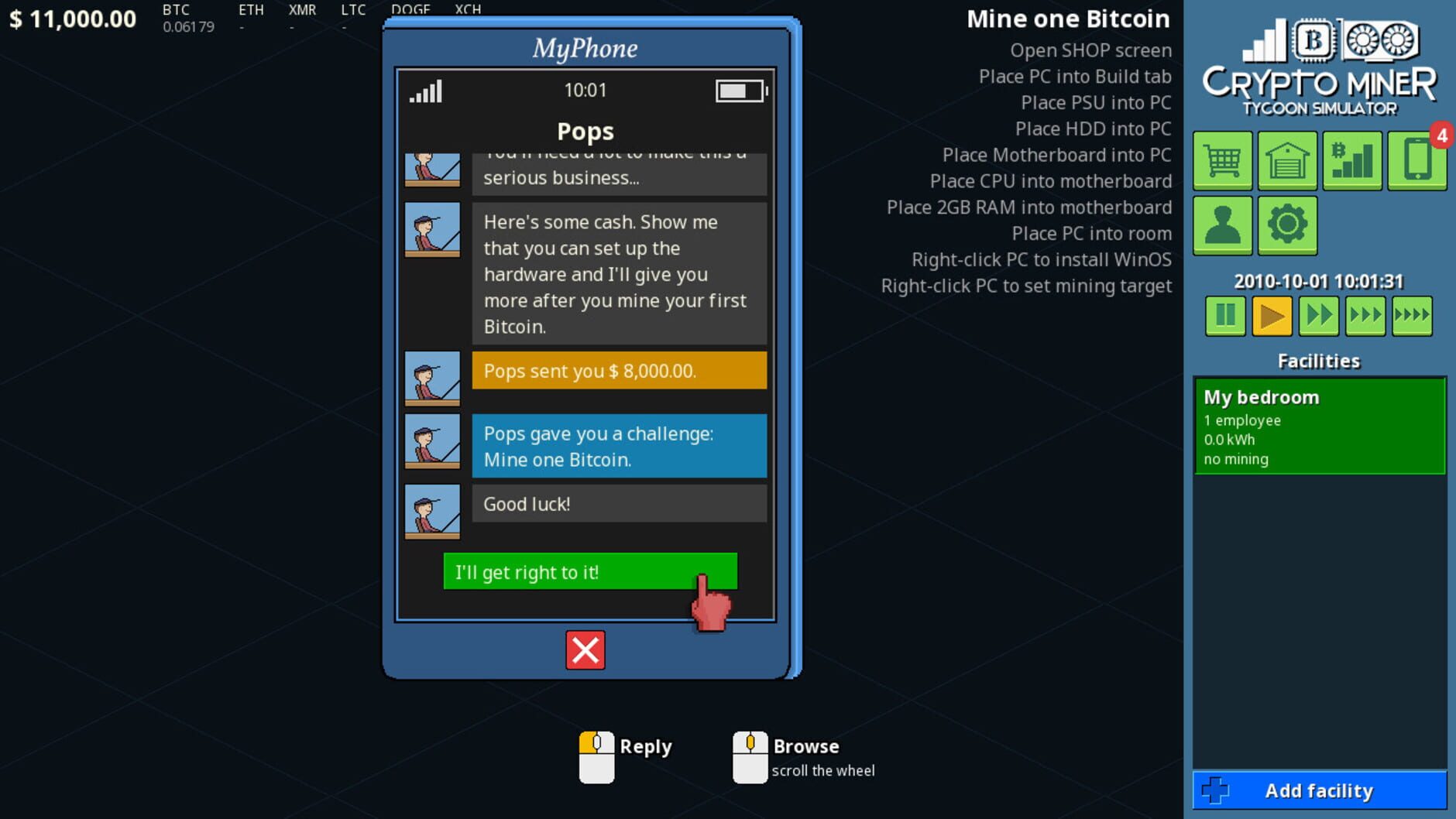 Screenshot for Crypto Miner Tycoon Simulator