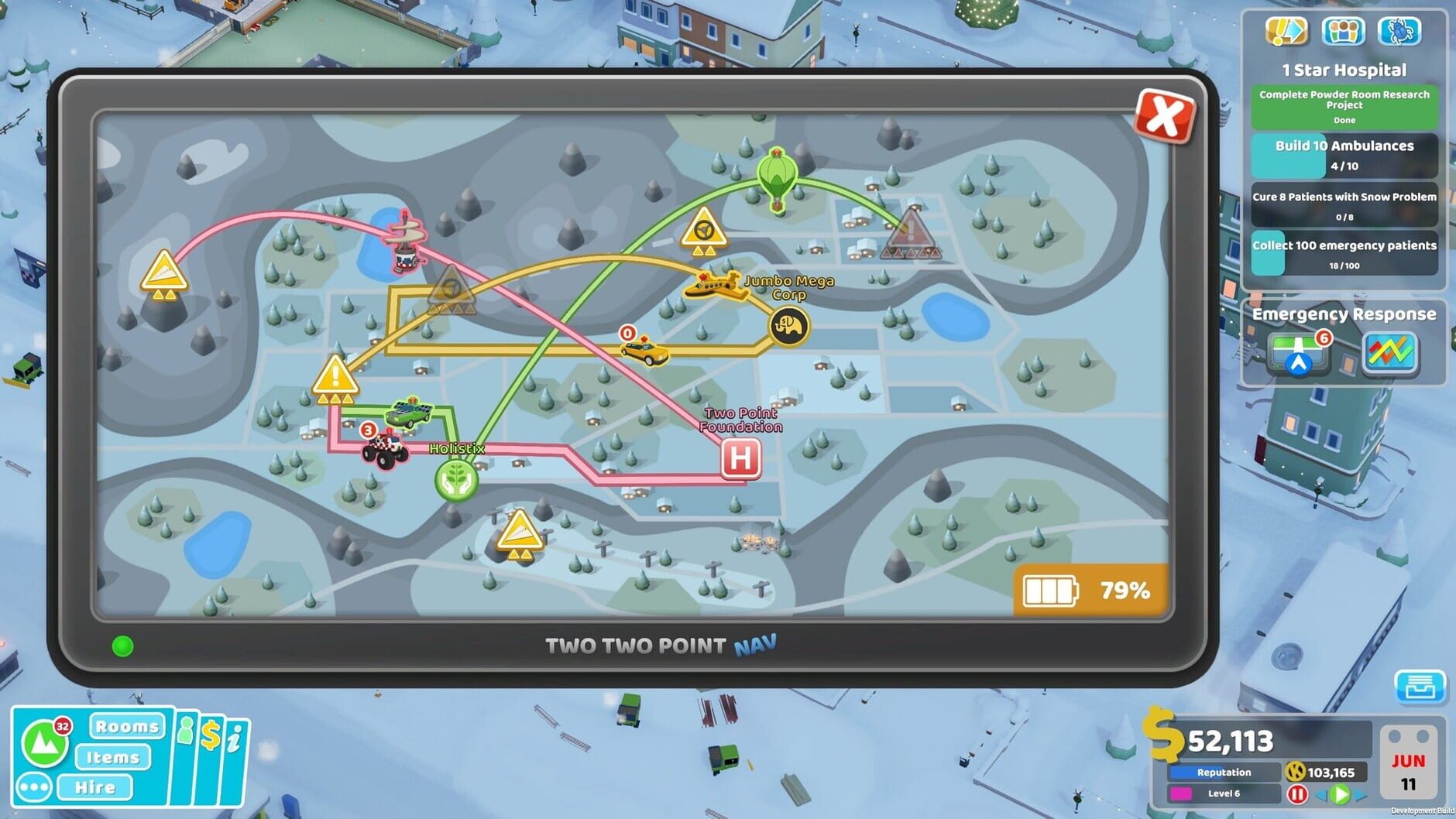 Screenshot for Two Point Hospital: Speedy Recovery