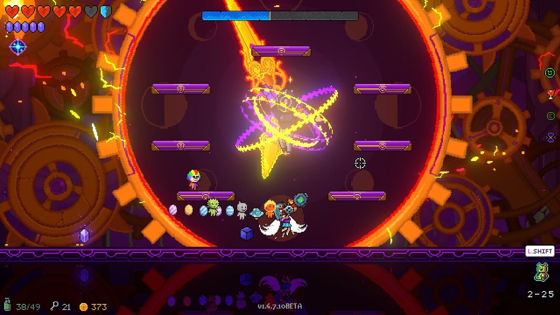 Screenshot for Neon Abyss: Chrono Trap