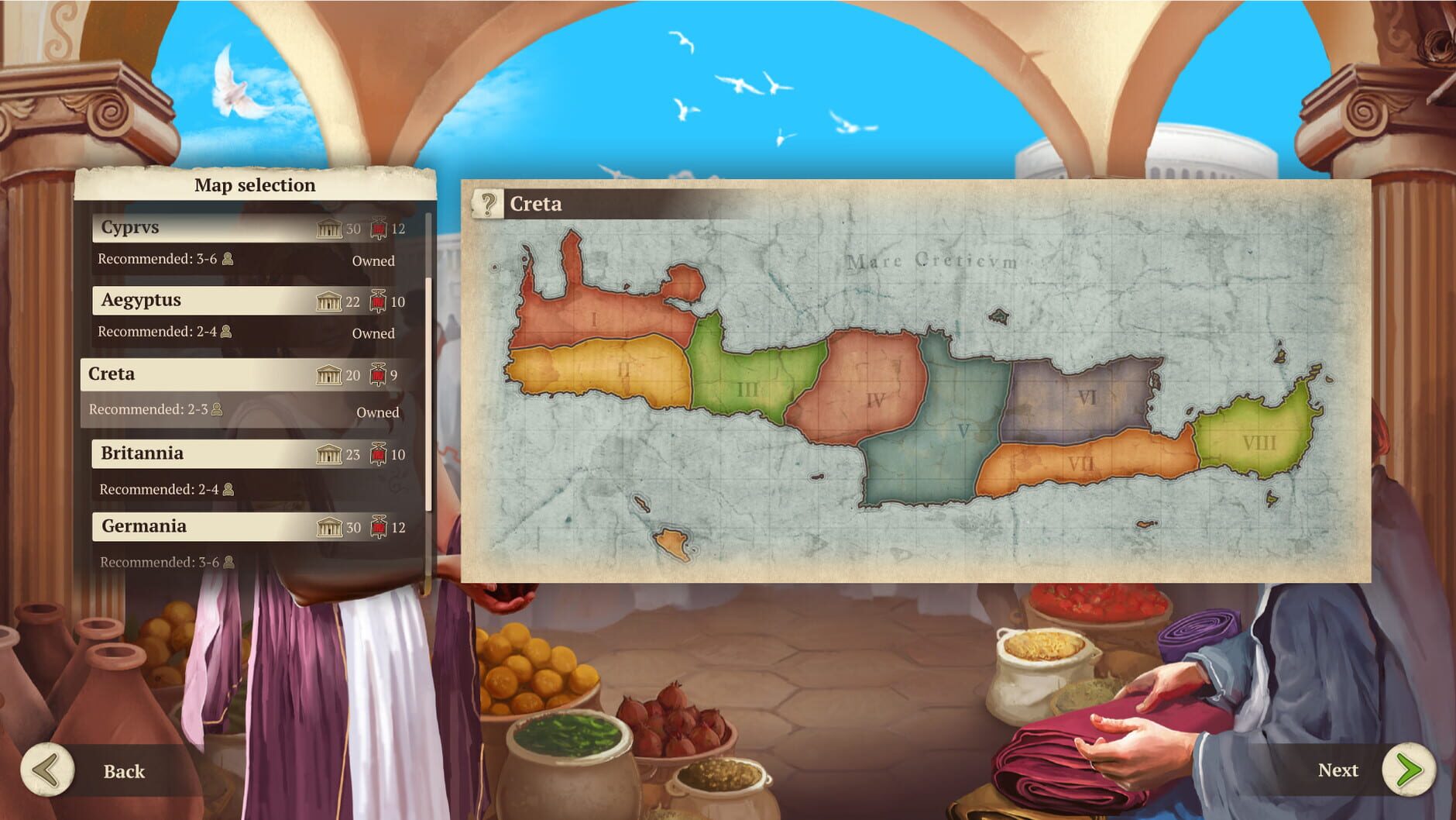 Screenshot for Concordia: Digital Edition - Aegyptus & Creta
