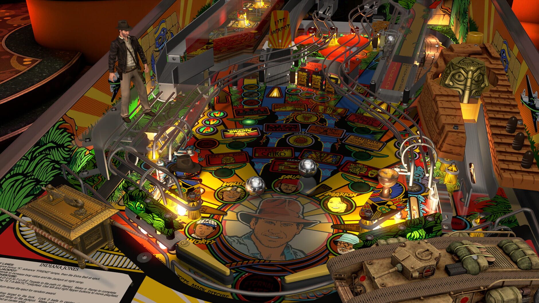 Screenshot for Pinball FX3: Indiana Jones - The Pinball Adventure