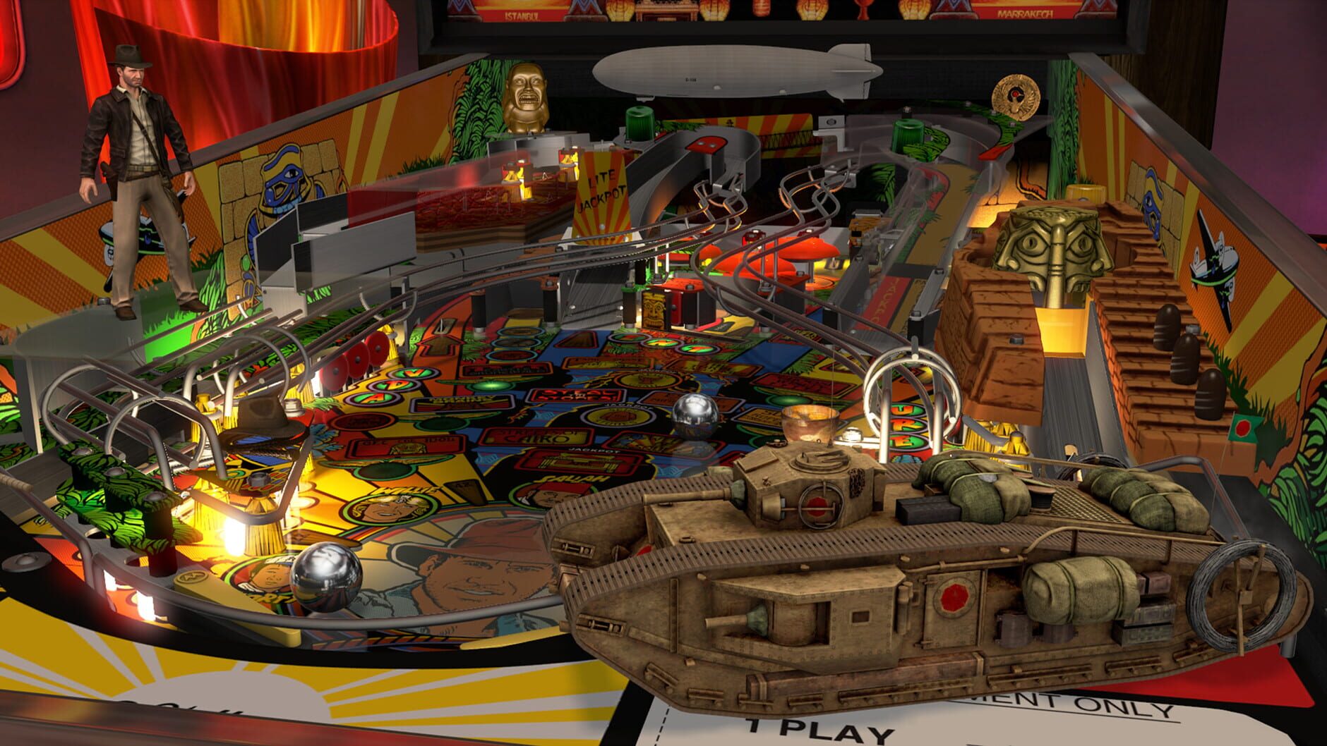 Screenshot for Pinball FX3: Indiana Jones - The Pinball Adventure