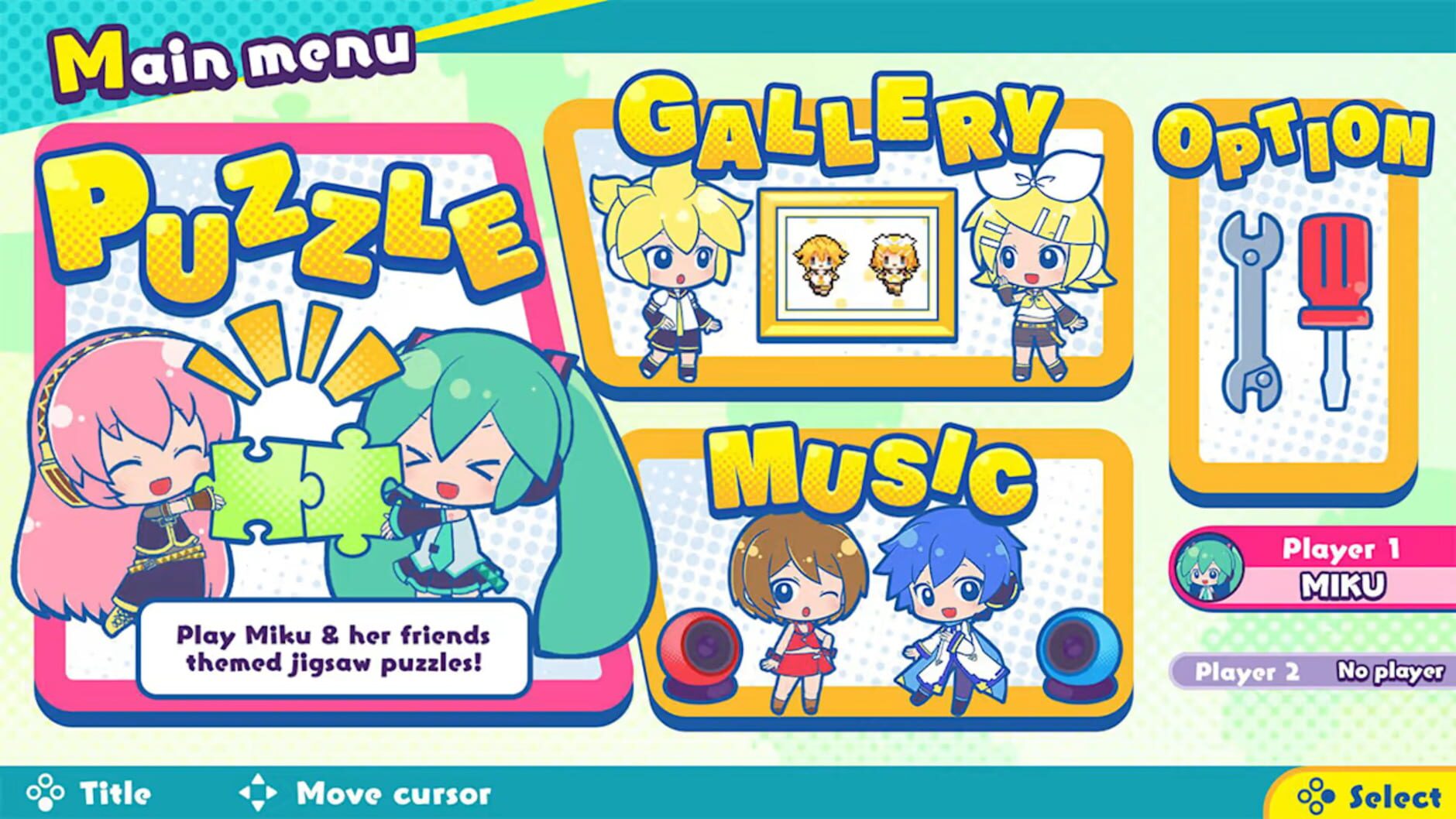 Screenshot for Hatsune Miku Jigsaw Puzzle
