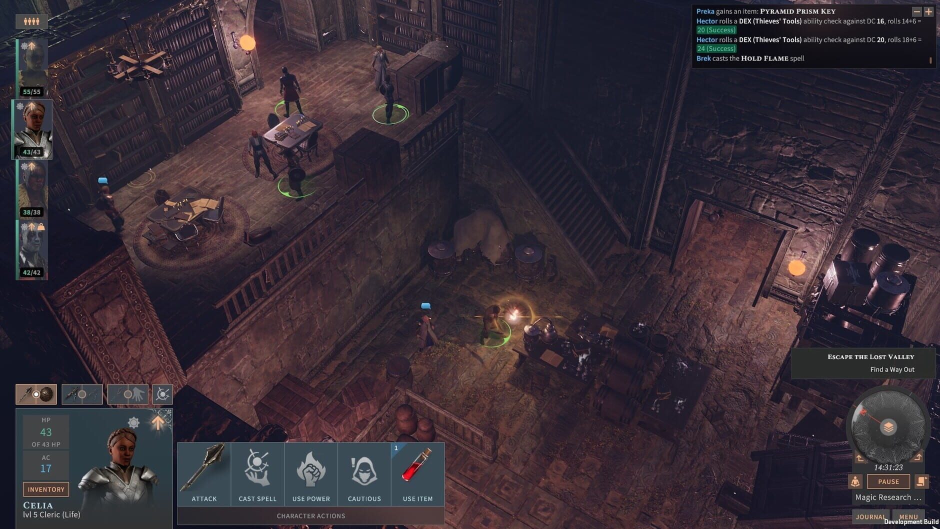 Screenshot for Solasta: Crown of the Magister - Lost Valley