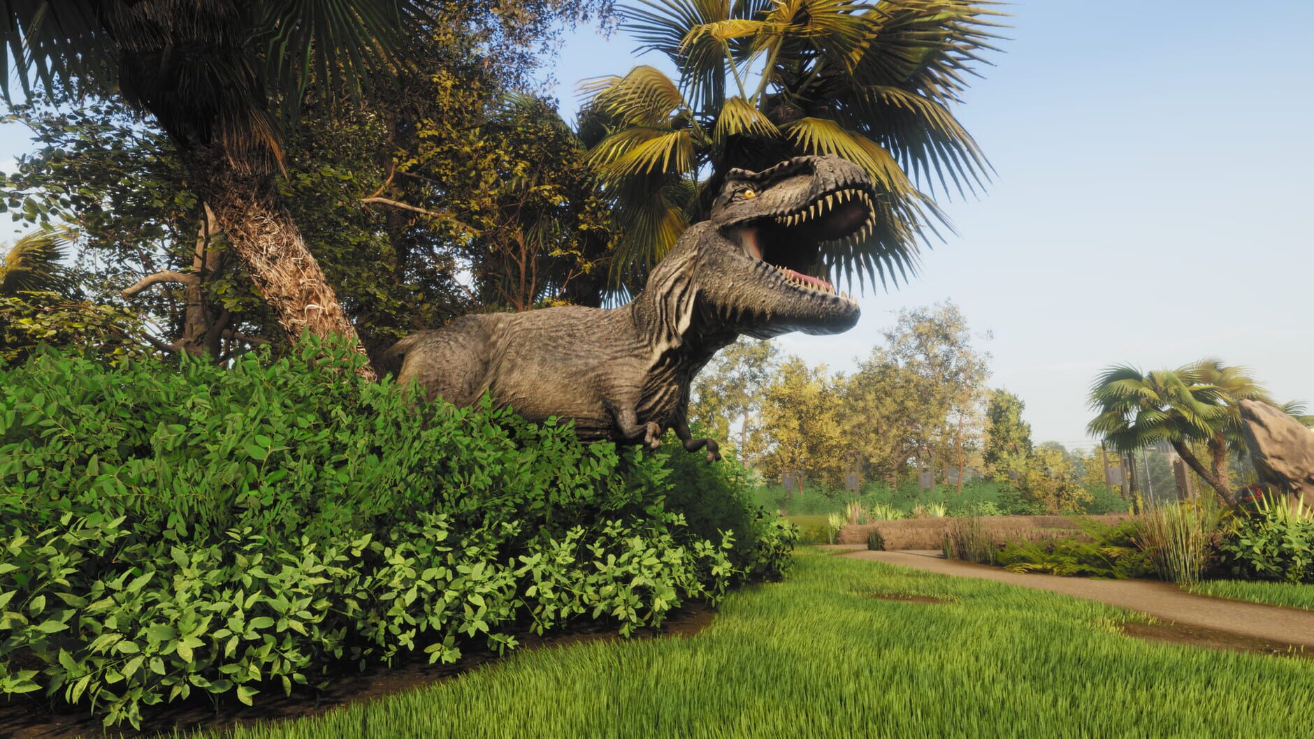 Screenshot for Lawn Mowing Simulator: Dino Safari