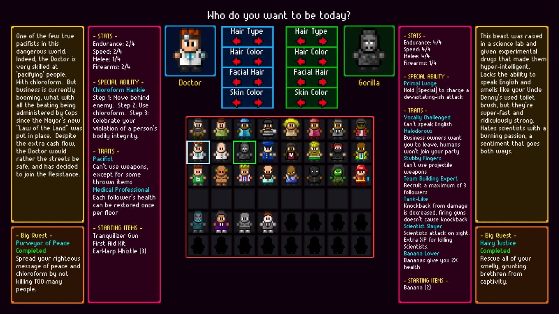 Screenshot for Streets of Rogue: Character Pack Edition