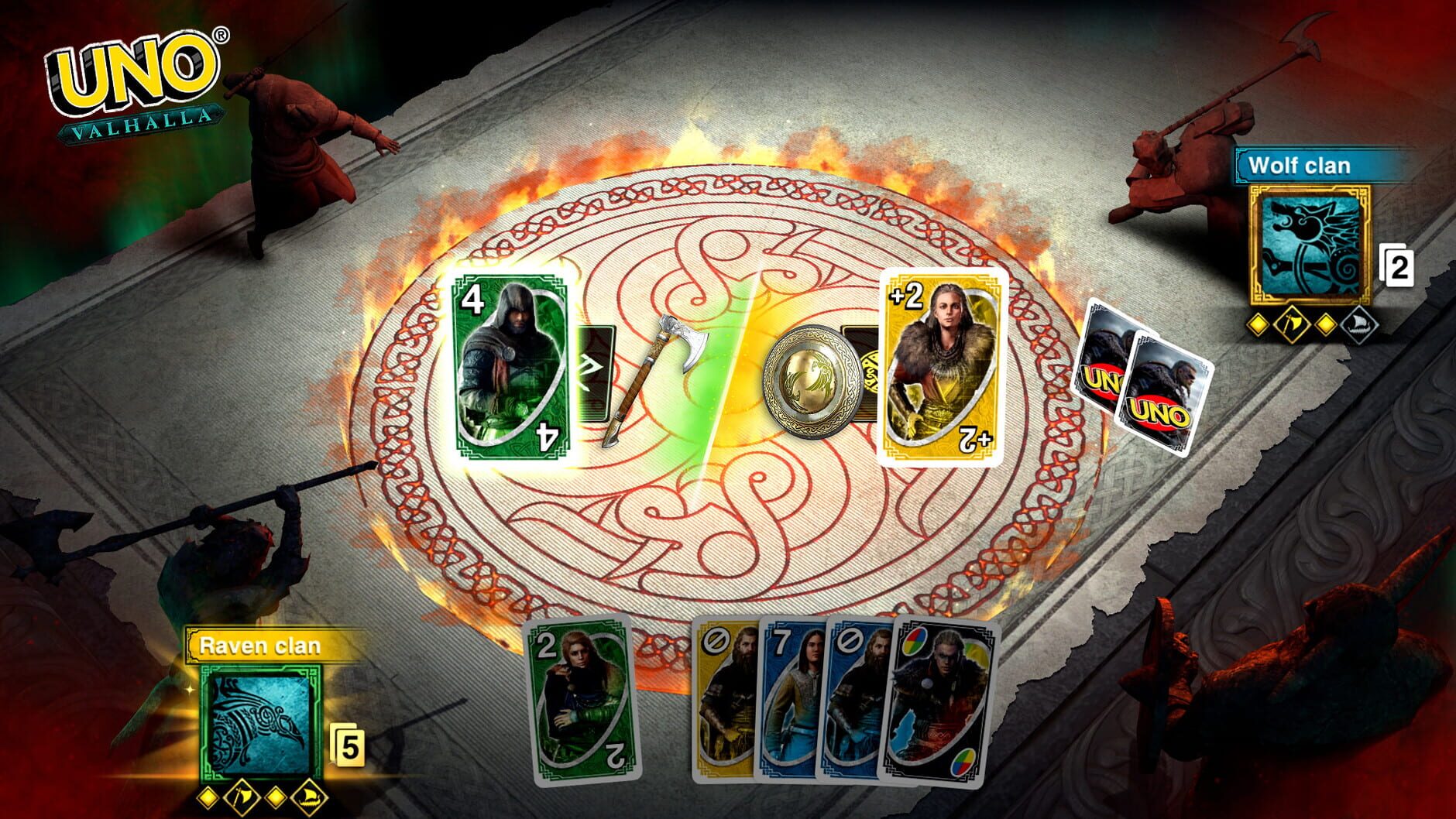 Screenshot for Uno: Assassin's Creed Valhalla Theme Cards