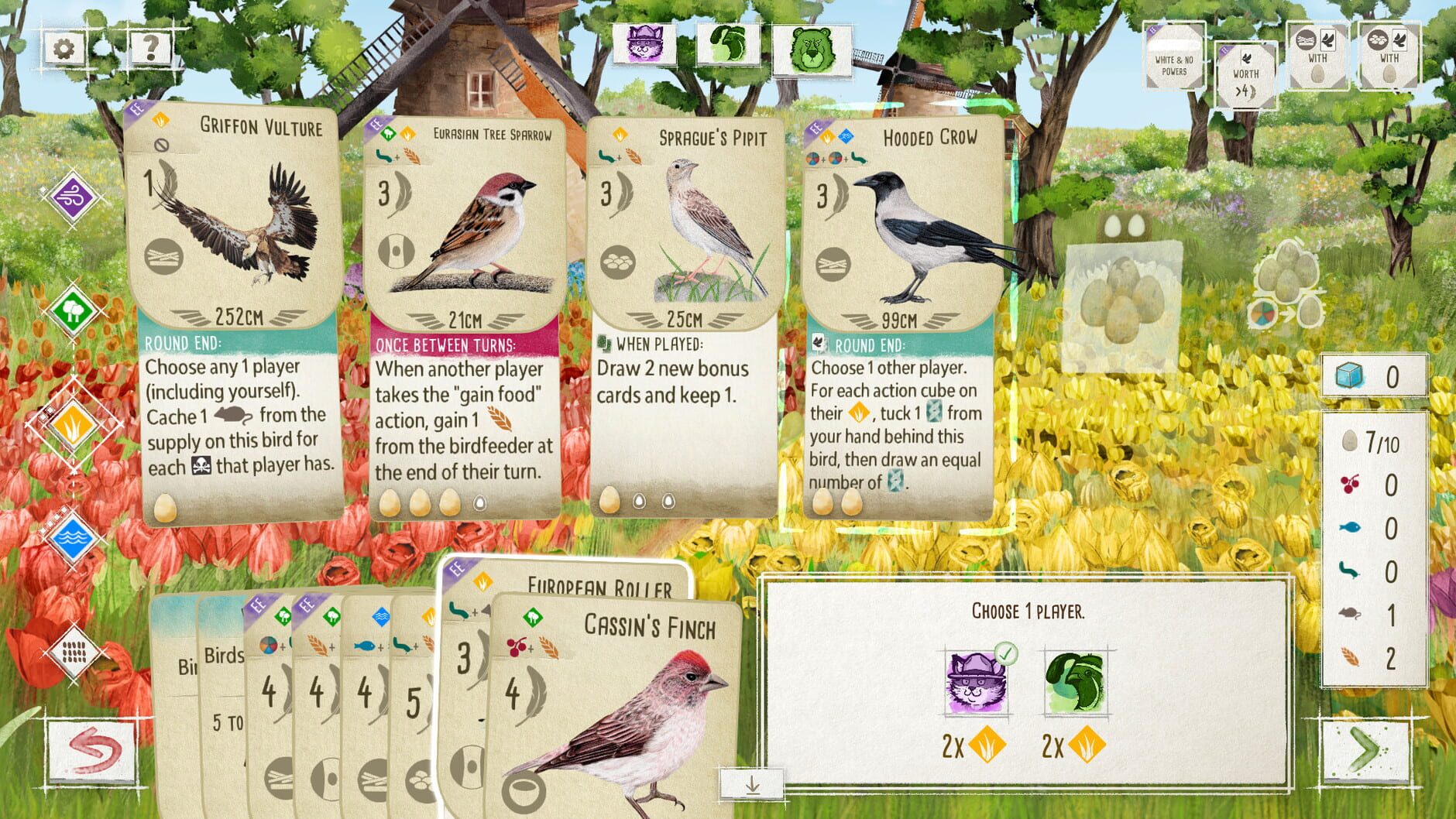 Screenshot for Wingspan: European Expansion