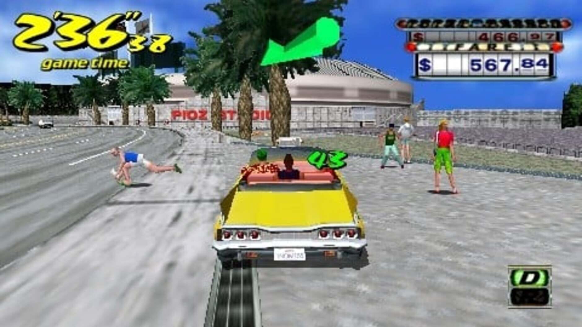 Screenshot for Crazy Taxi: Fare Wars