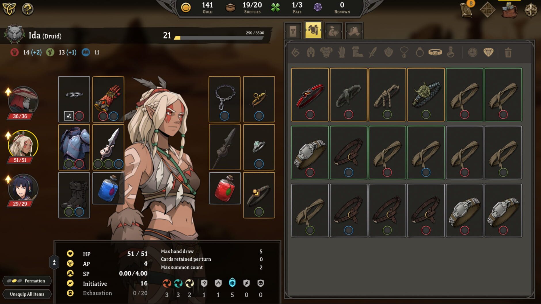 Screenshot for Gordian Quest