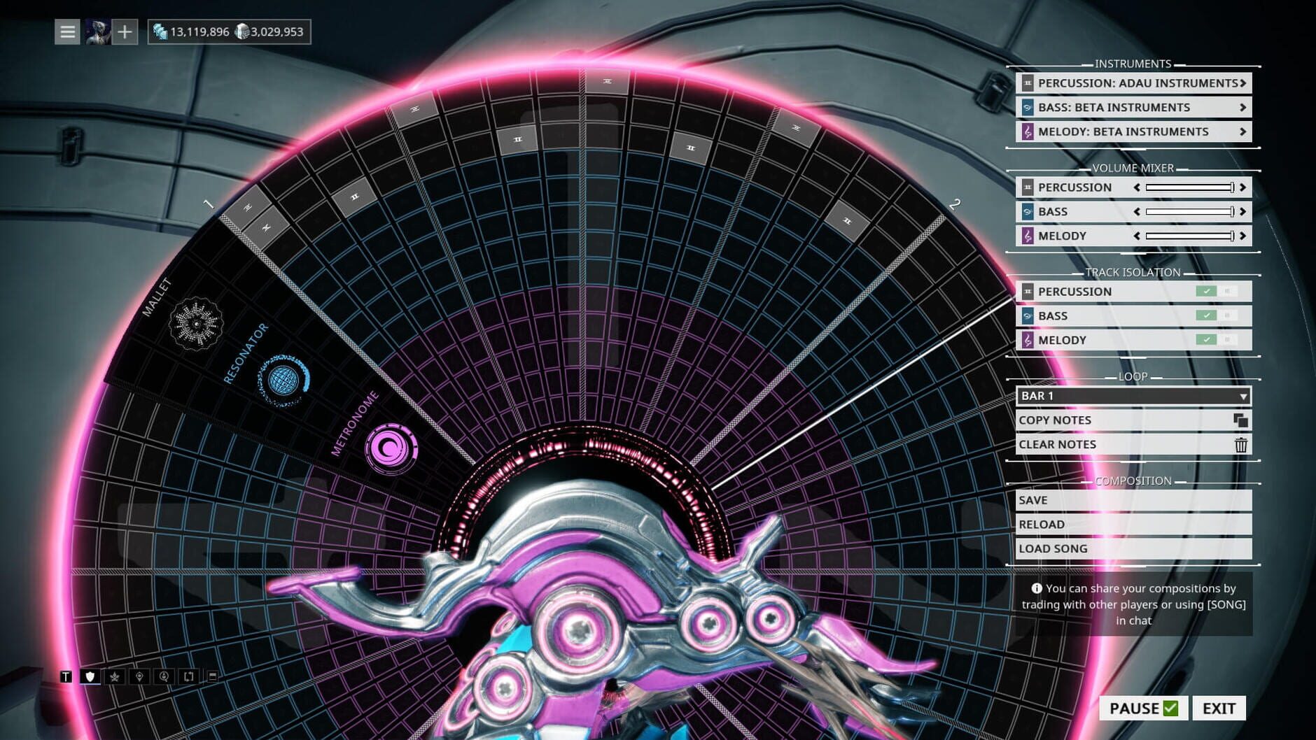 Screenshot for Warframe: Octavia's Anthem