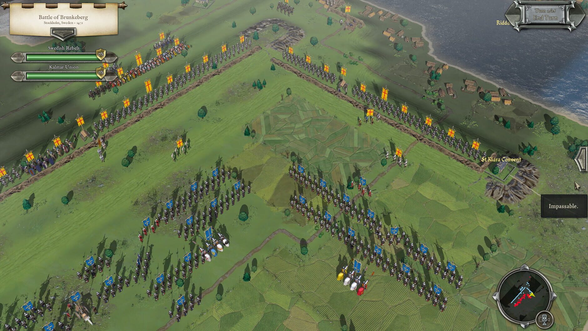 Screenshot for Field of Glory II: Medieval - Rise of the Swiss