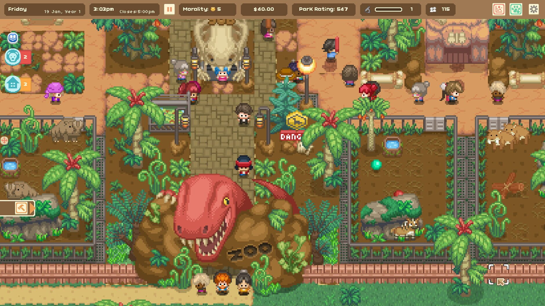 Screenshot for Let's Build a Zoo: Dinosaur Island
