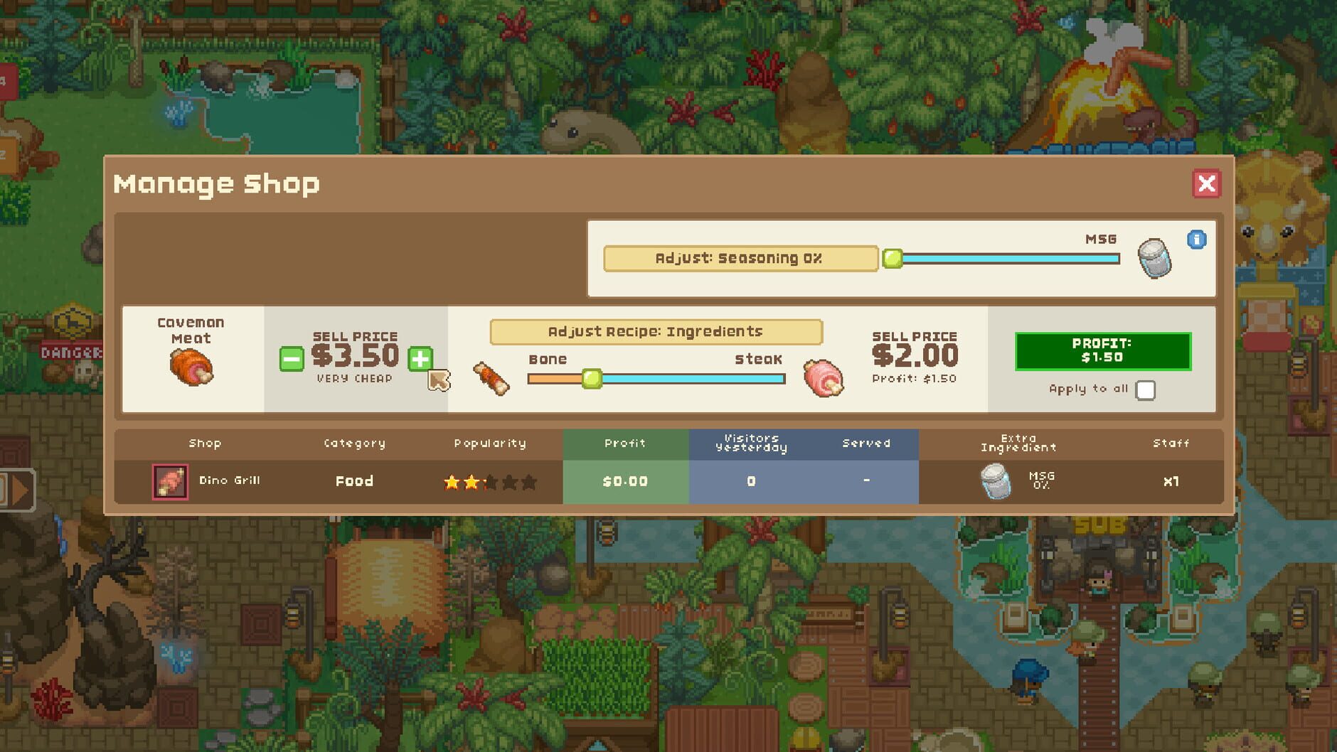 Screenshot for Let's Build a Zoo: Dinosaur Island