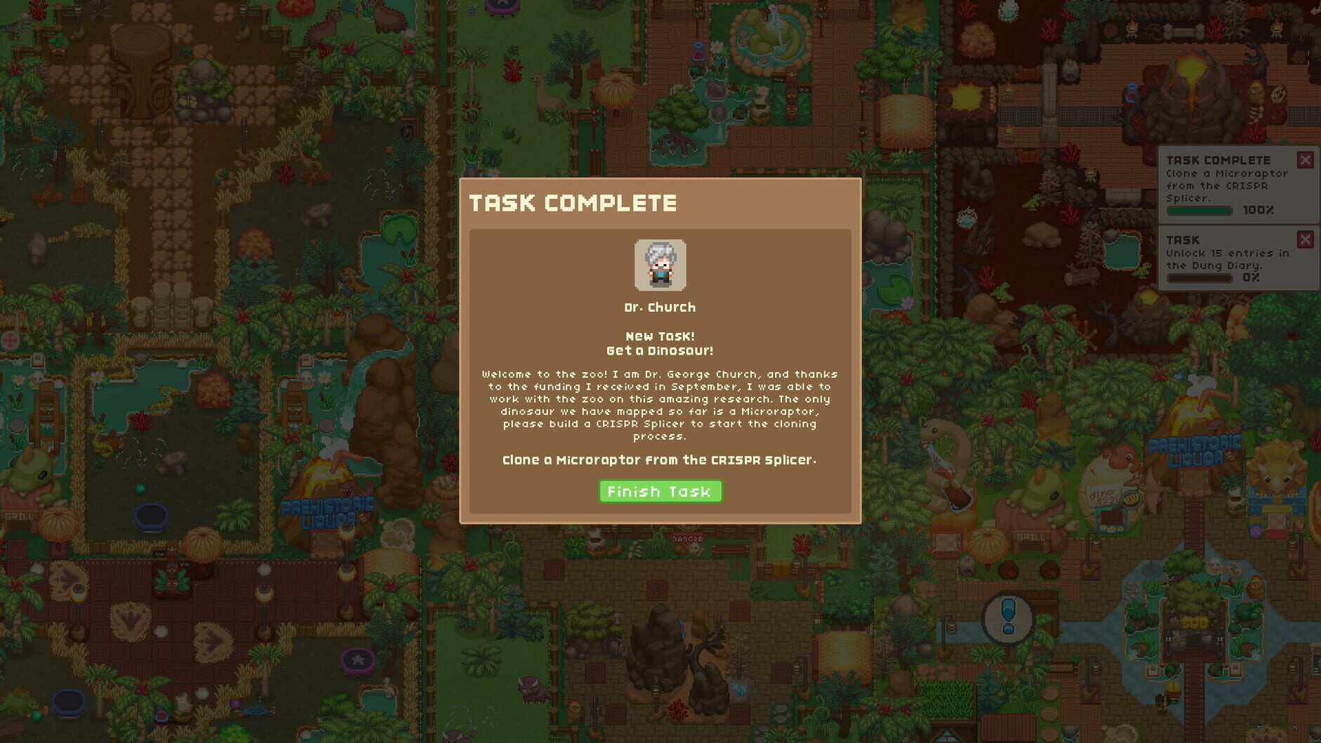 Screenshot for Let's Build a Zoo: Dinosaur Island