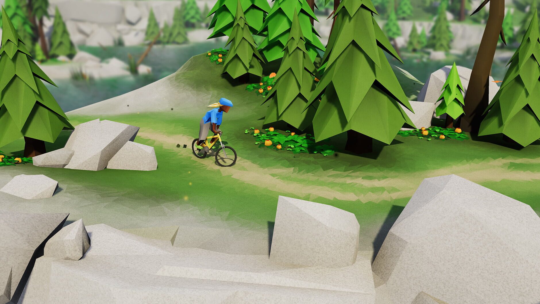 Screenshot for Lonely Mountains: Downhill - Misty Peak