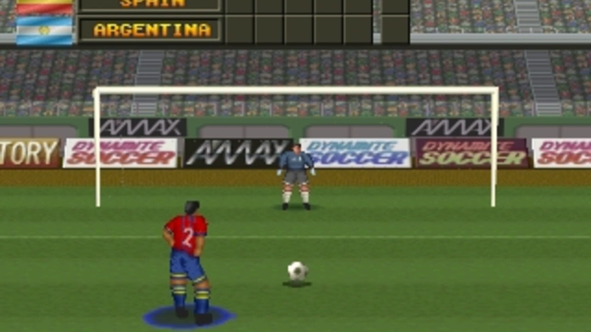Screenshot for Dynamite Soccer 98