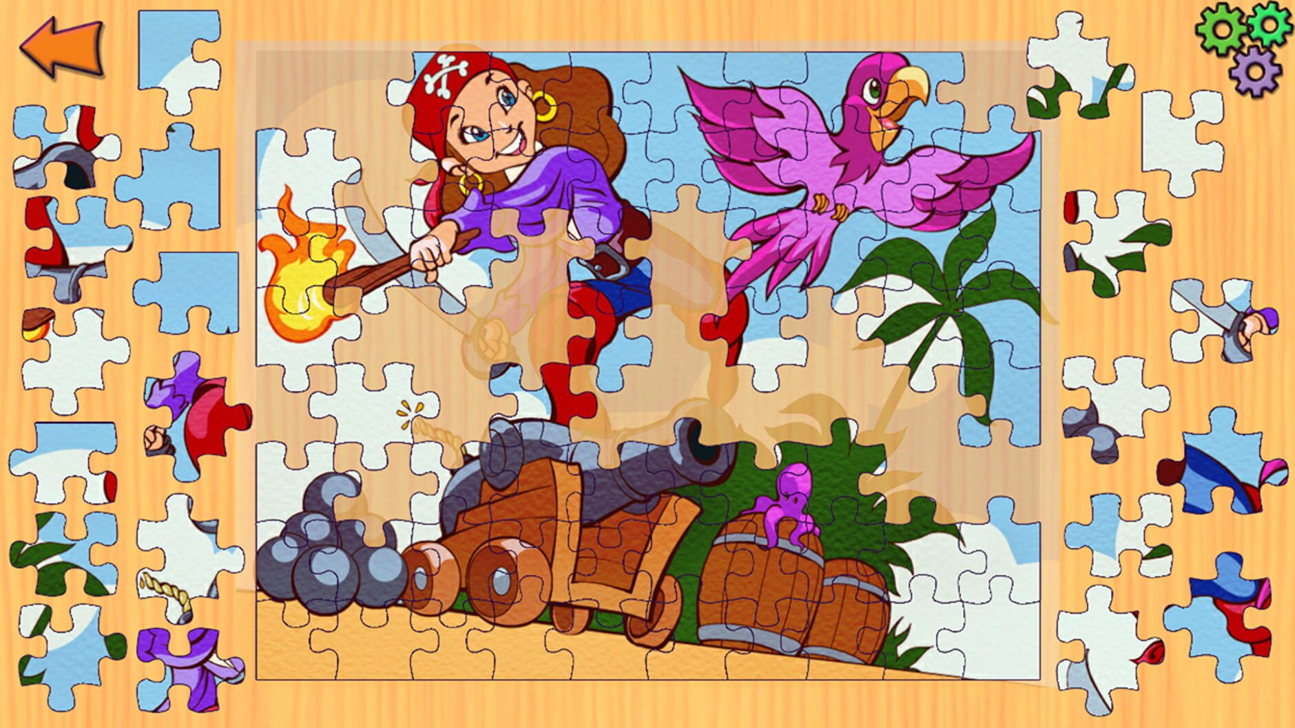 Screenshot for Pirates Jigsaw Puzzle for Kids & Toddlers