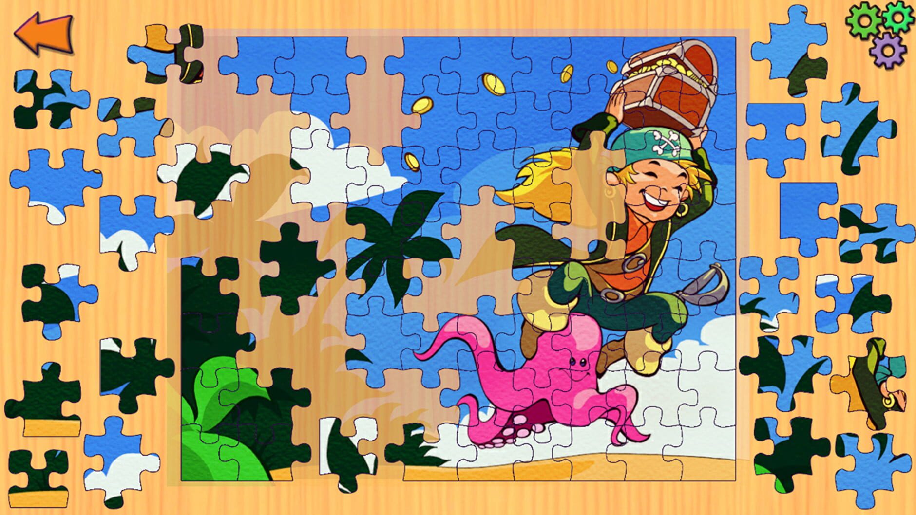 Screenshot for Pirates Jigsaw Puzzle for Kids & Toddlers