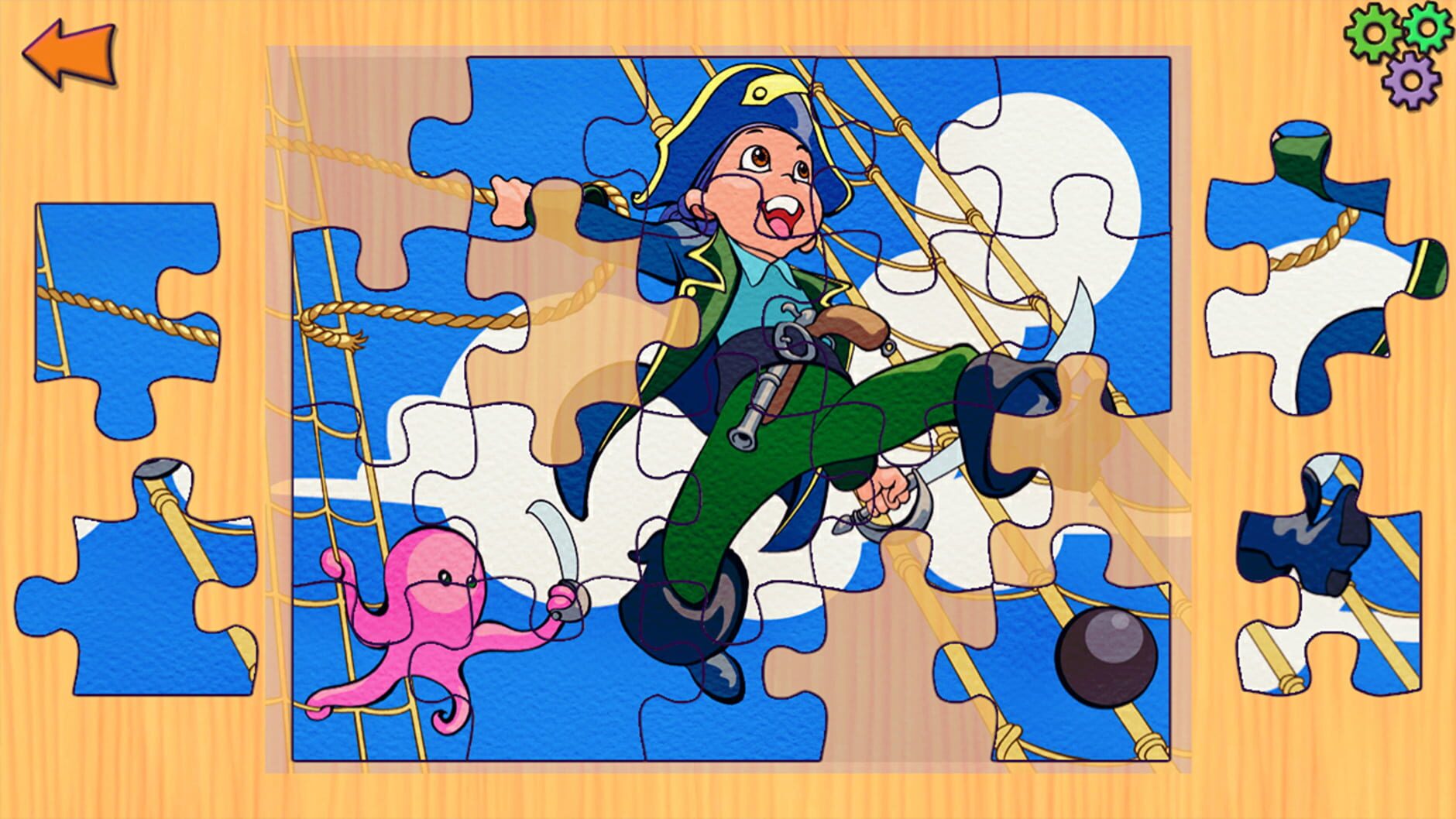 Screenshot for Pirates Jigsaw Puzzle for Kids & Toddlers