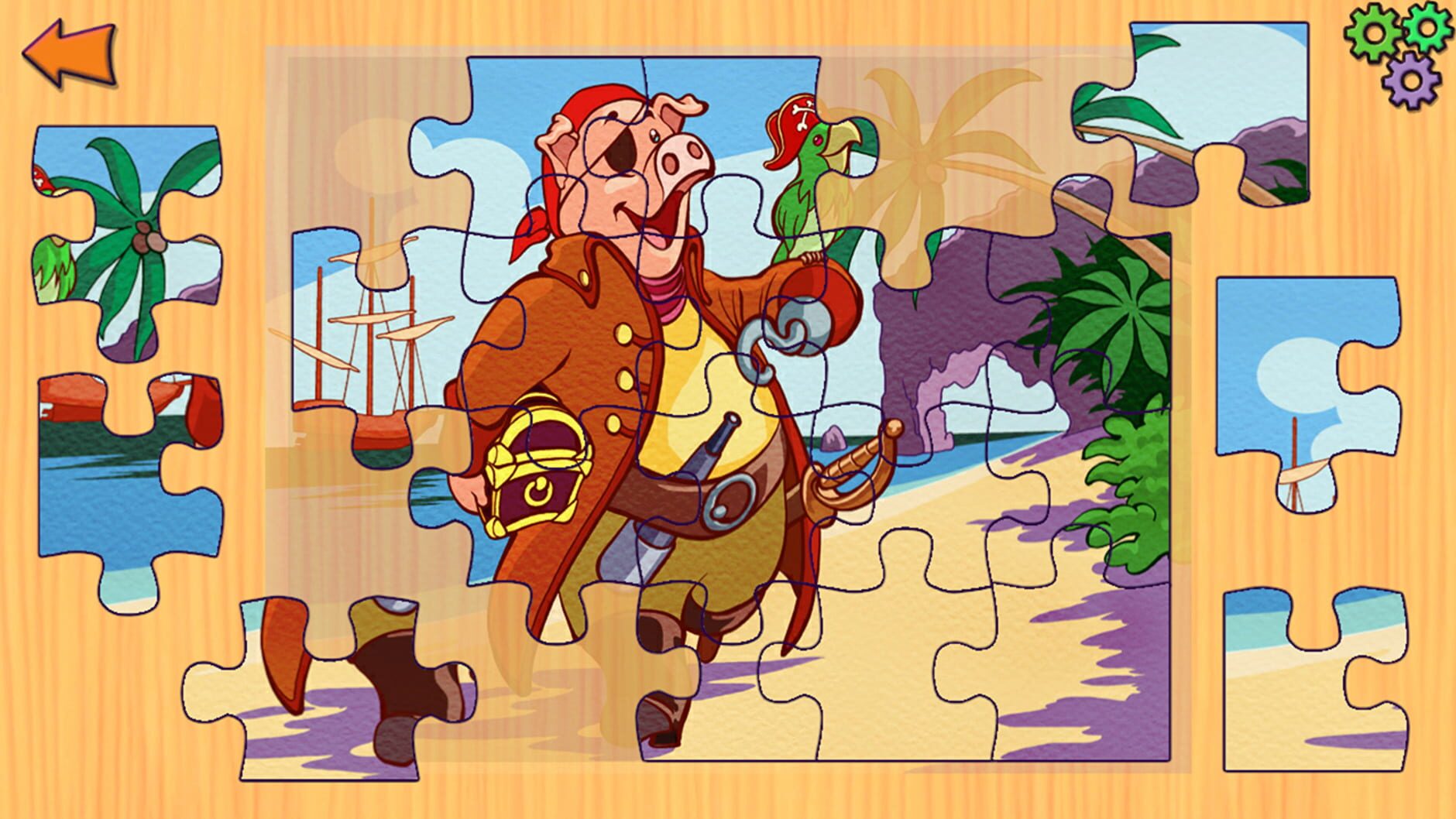 Screenshot for Pirates Jigsaw Puzzle for Kids & Toddlers