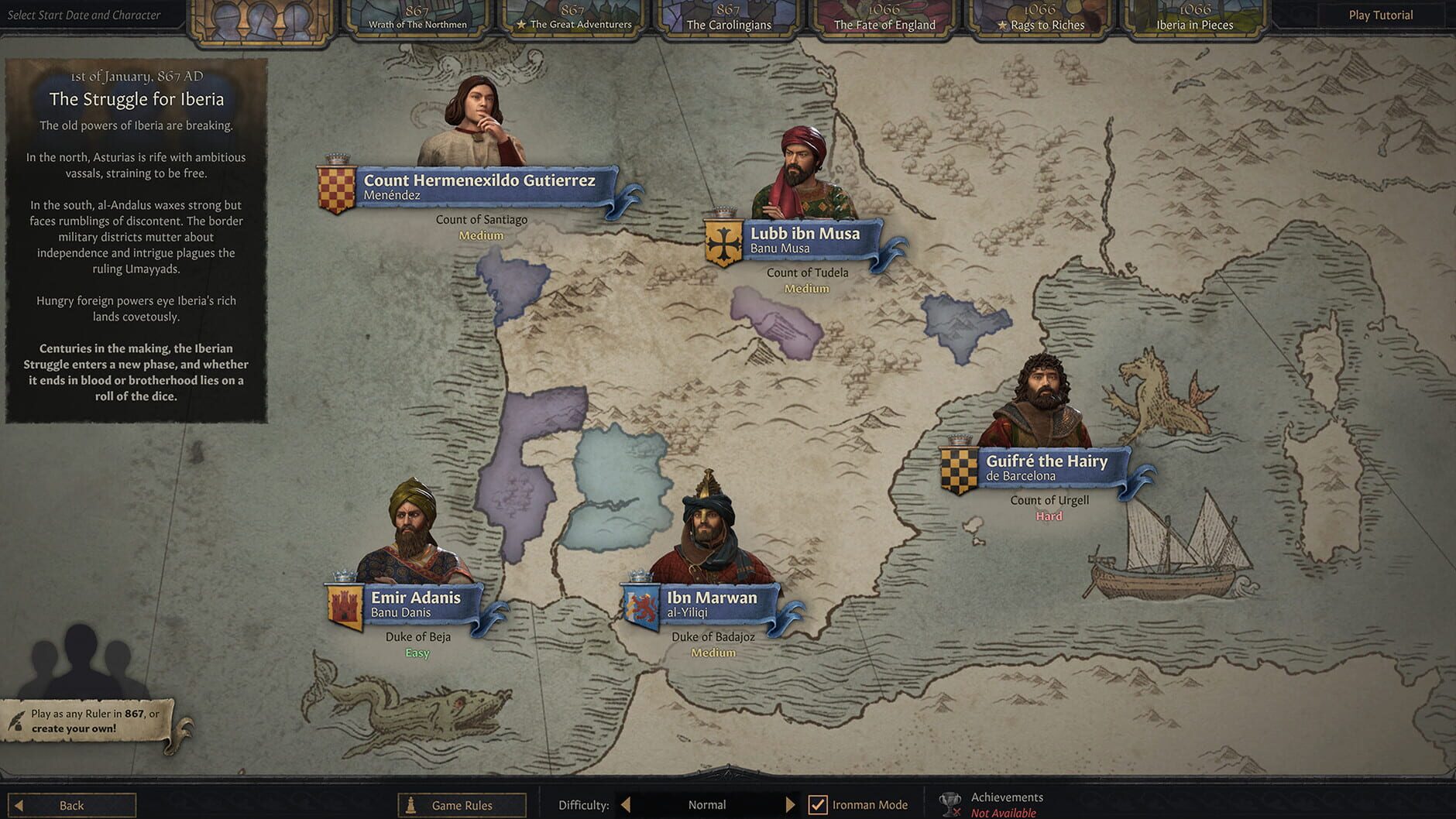 Screenshot for Crusader Kings III: Fate of Iberia