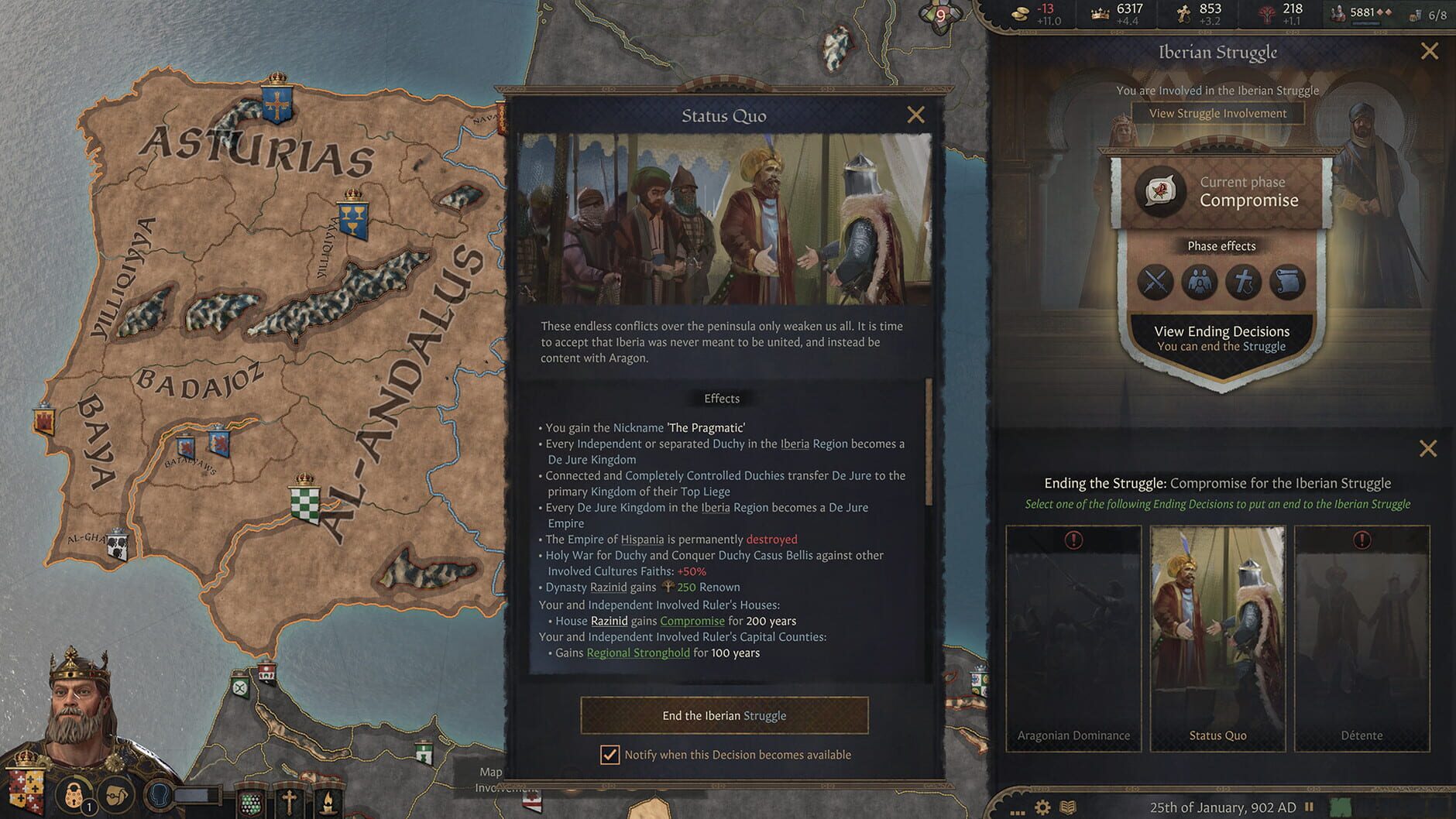 Screenshot for Crusader Kings III: Fate of Iberia
