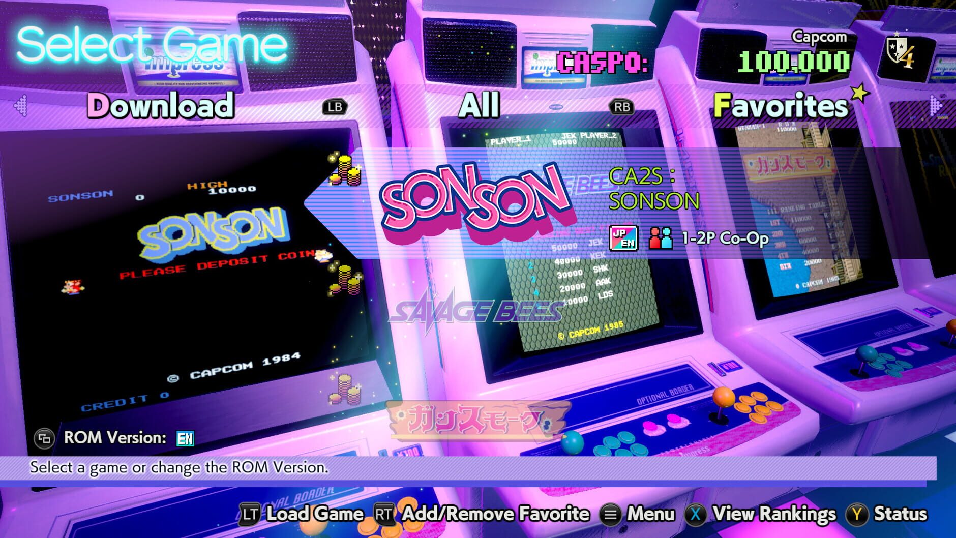 Screenshot for Capcom Arcade 2nd Stadium