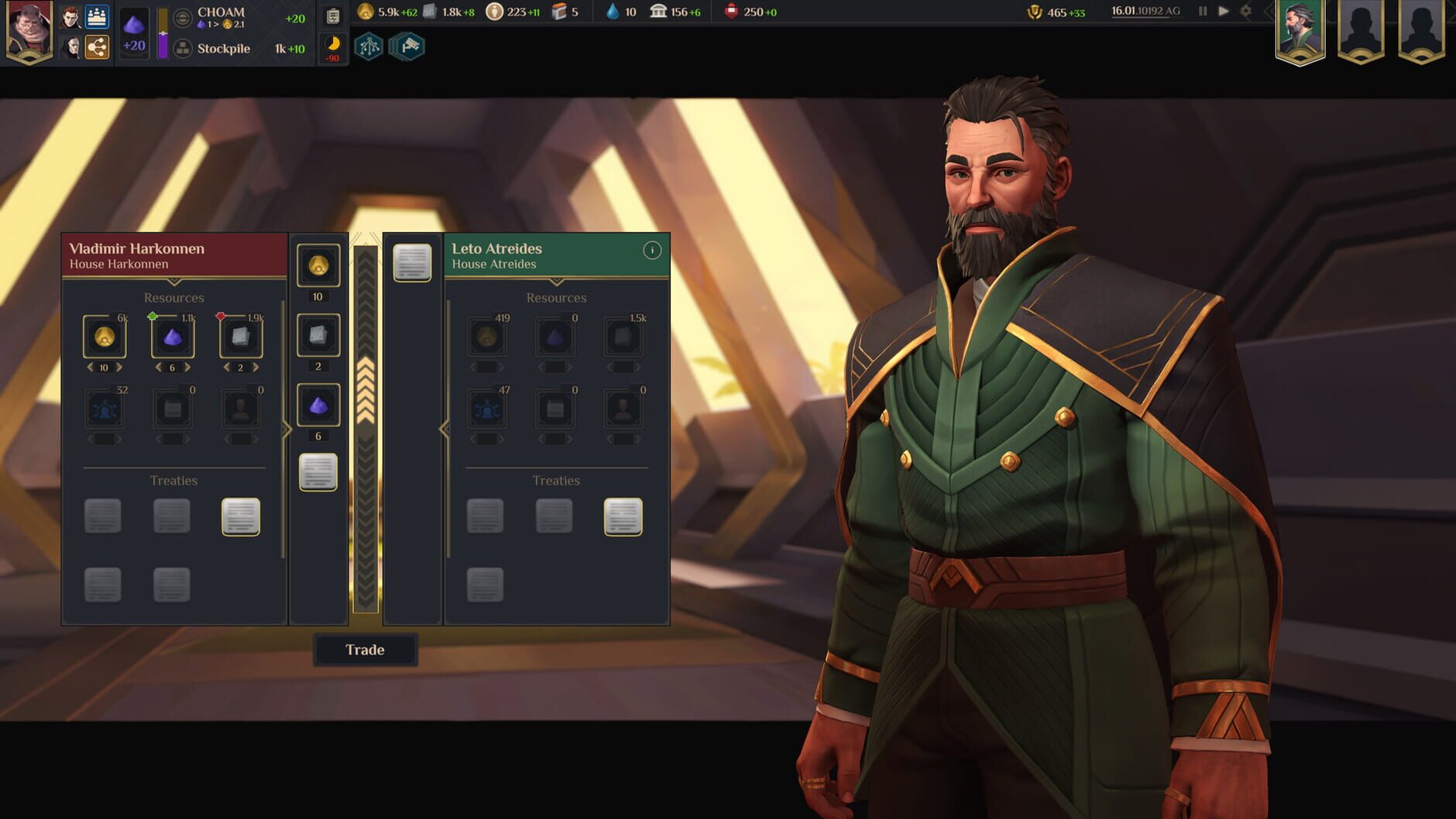 Screenshot for Dune: Spice Wars