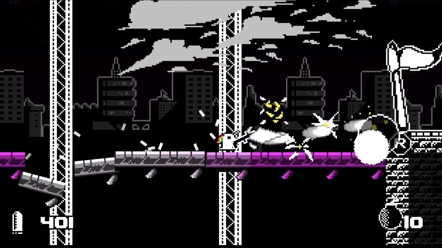 Screenshot for Unichrome: A 1-Bit Unicorn Adventure