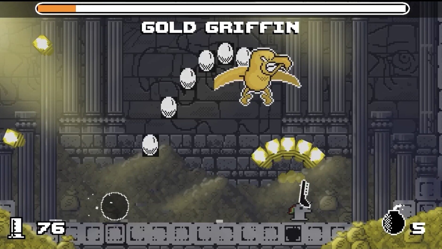 Screenshot for Unichrome: A 1-Bit Unicorn Adventure