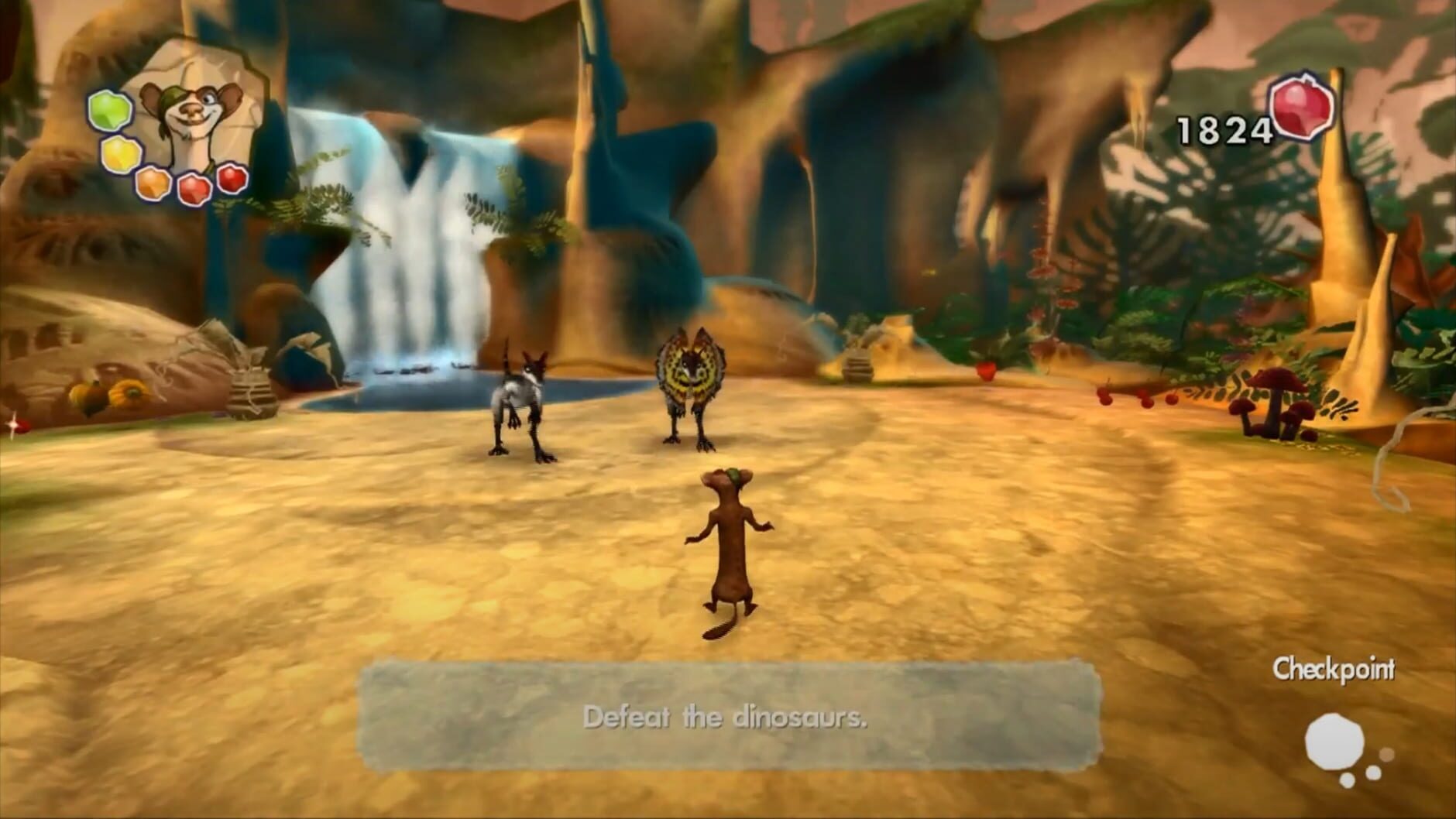 Screenshot for Ice Age: Dawn of the Dinosaurs