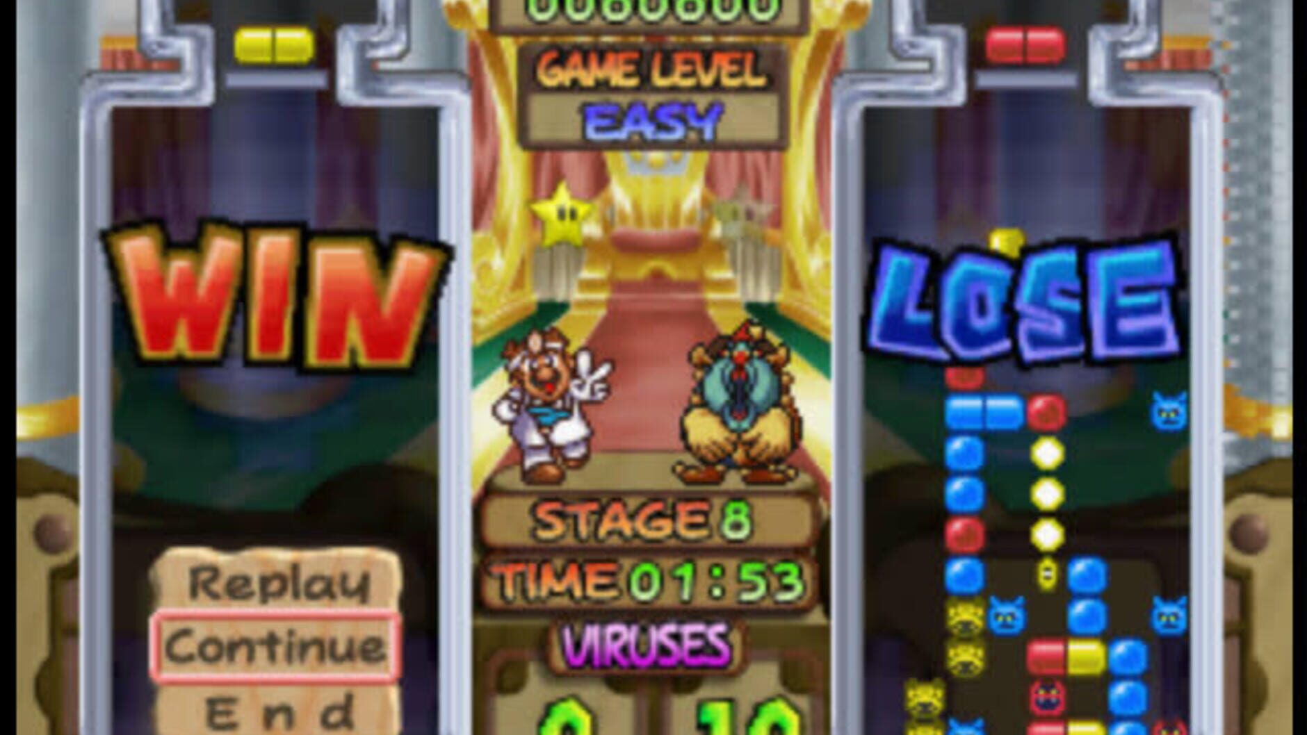 Screenshot for Dr. Mario 64