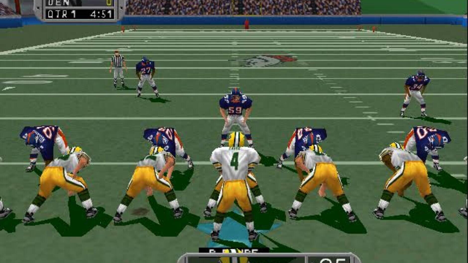 Screenshot for Madden NFL 99