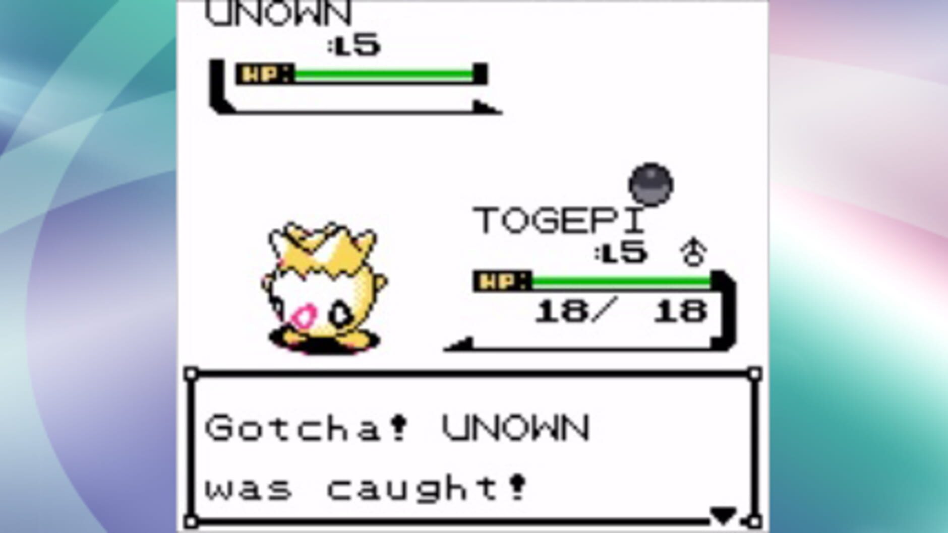 Screenshot for Pokémon Crystal Version