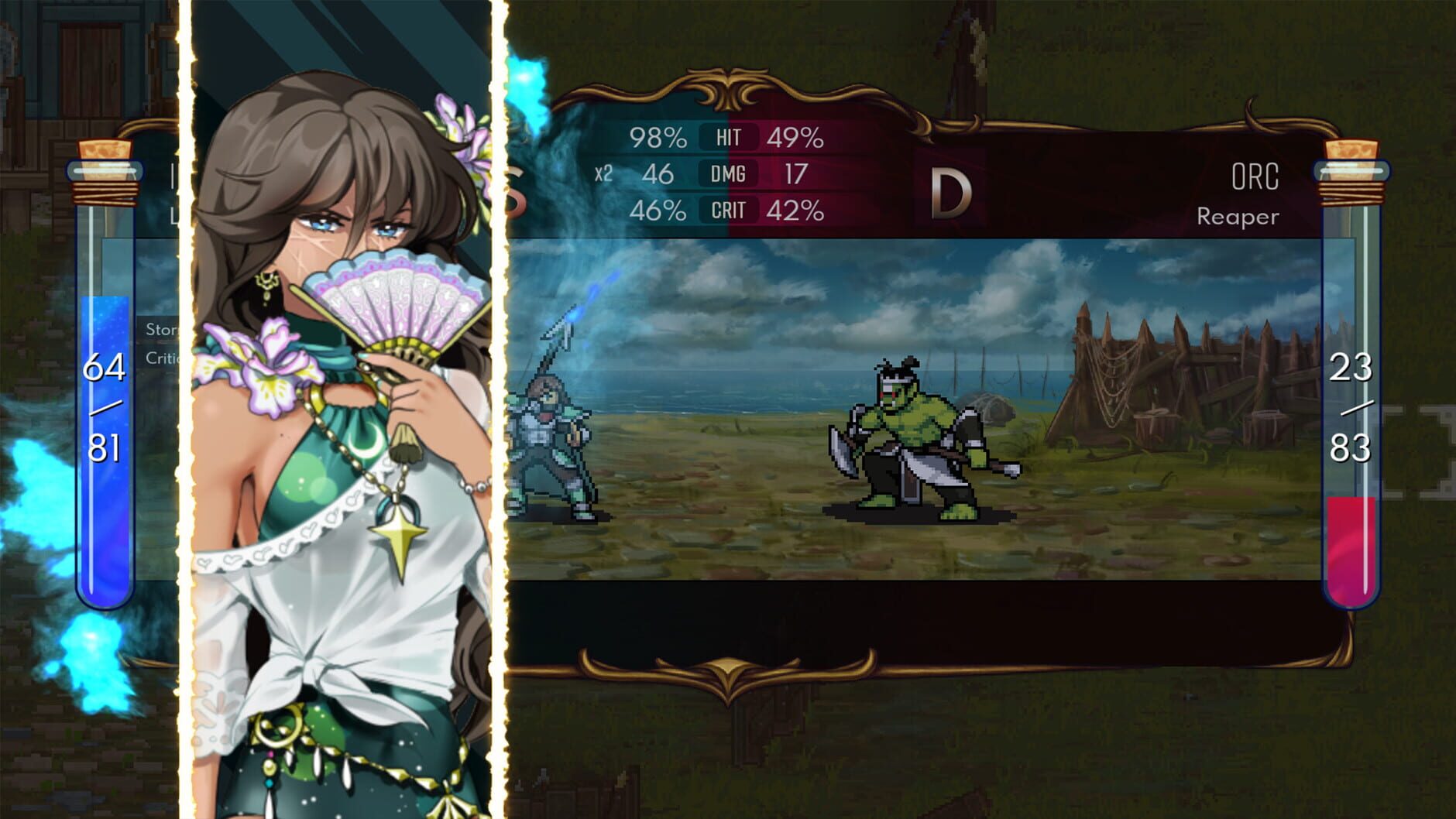 Screenshot for Dark Deity: Suns Out, Swords Out