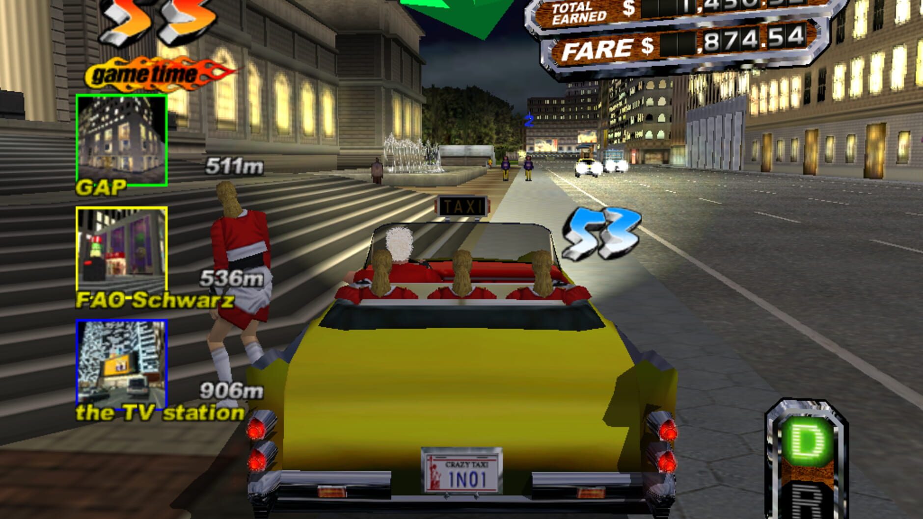 Screenshot for Crazy Taxi 3: High Roller