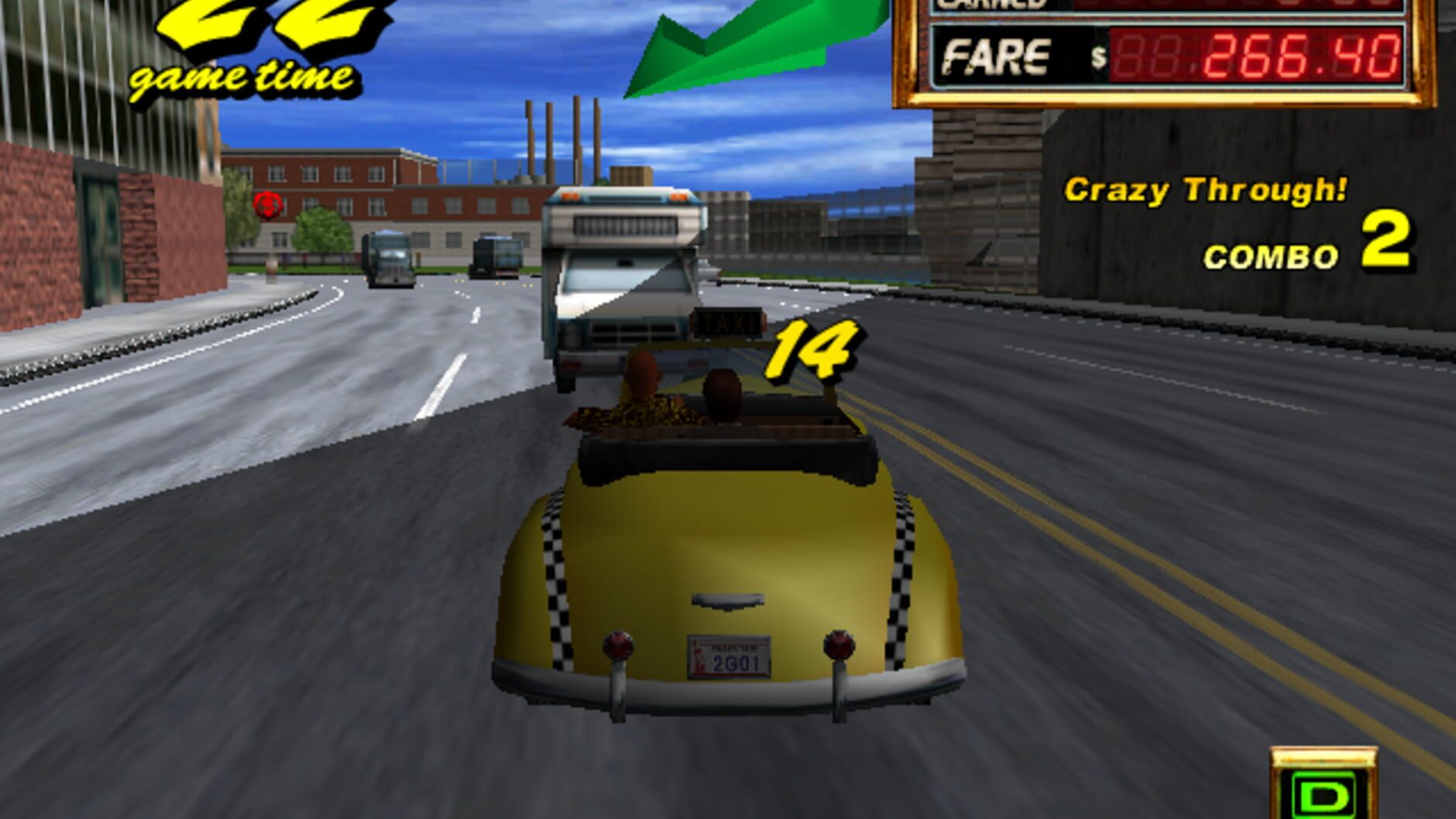 Screenshot for Crazy Taxi 2