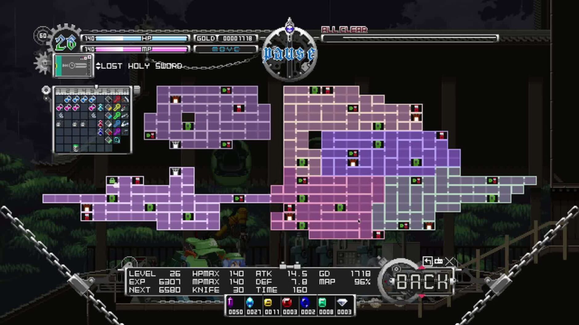 Screenshot for Touhou Luna Nights