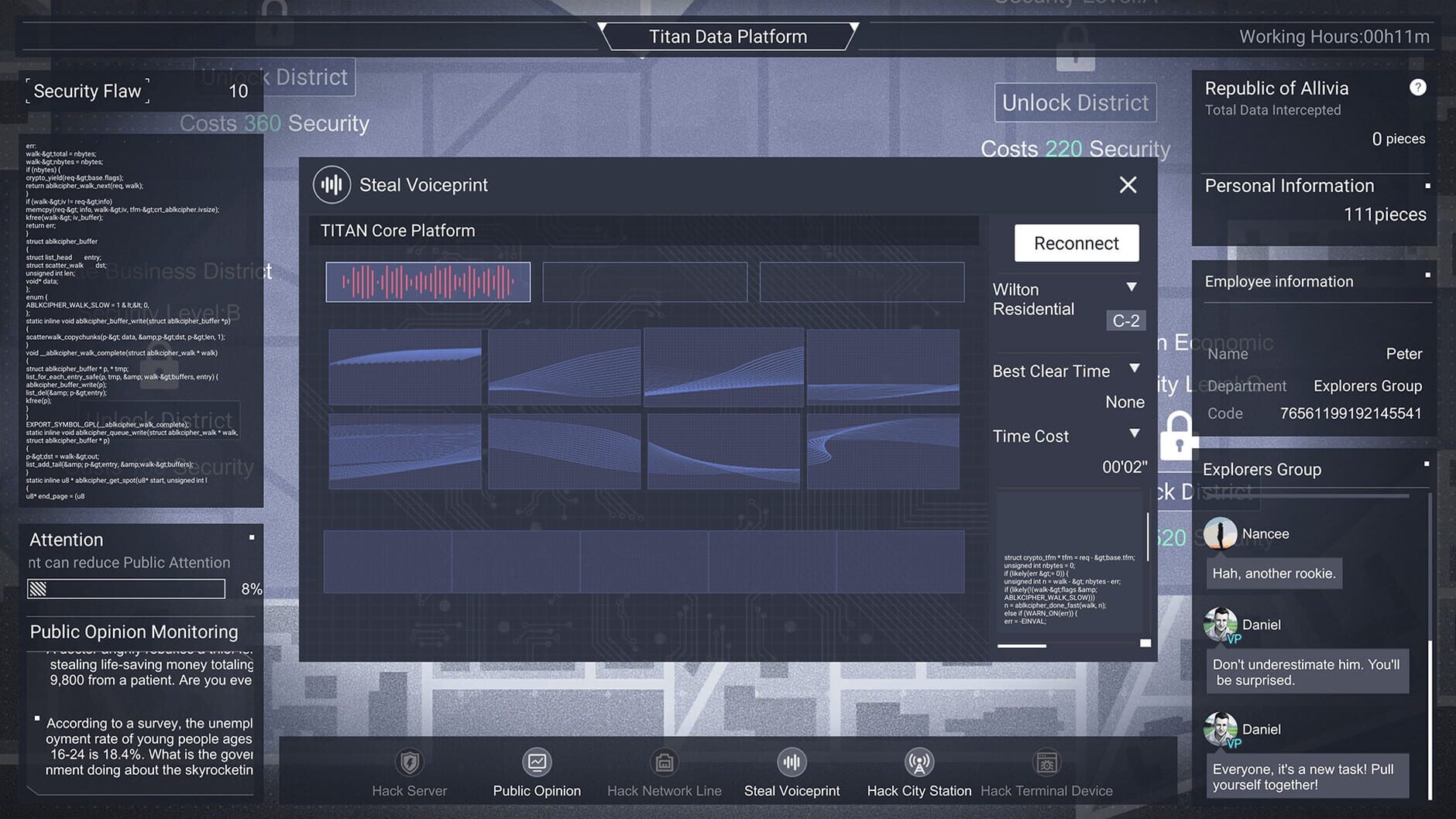 Screenshot for Cyber Manhunt: A Company Man of Titan