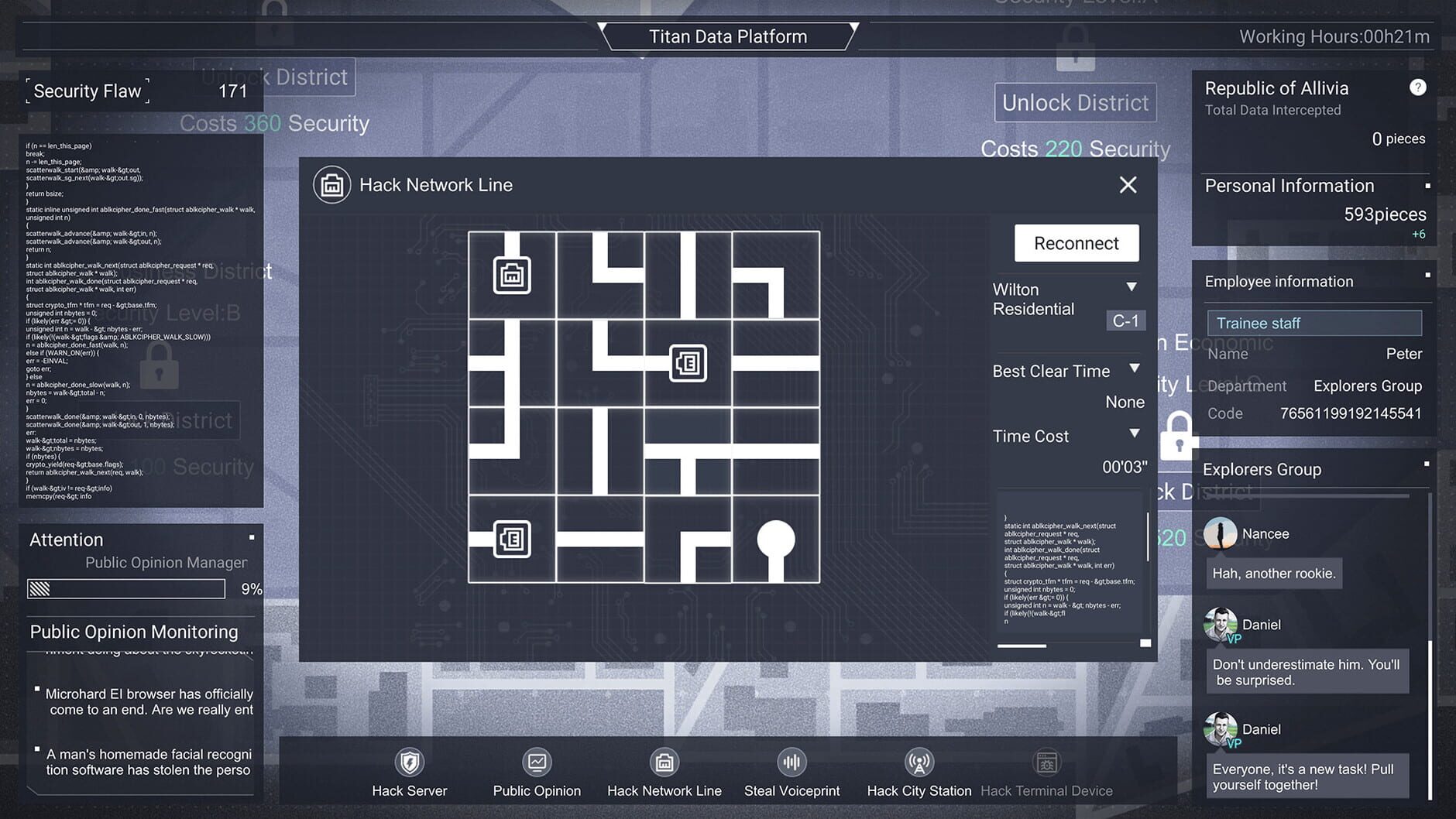Screenshot for Cyber Manhunt: A Company Man of Titan