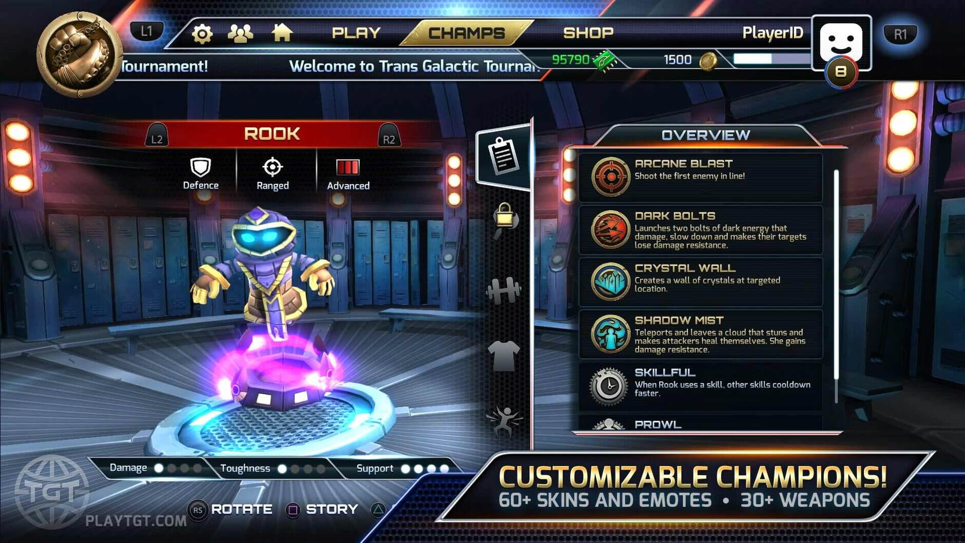 Screenshot for Trans-Galactic Tournament