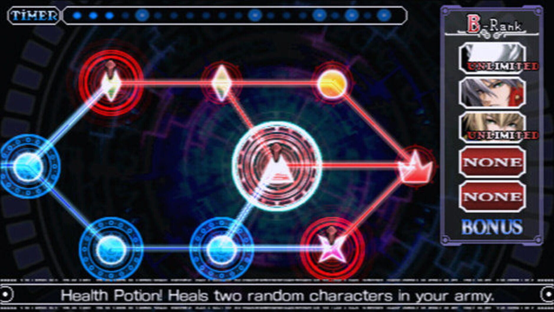 Screenshot for BlazBlue: Calamity Trigger Portable