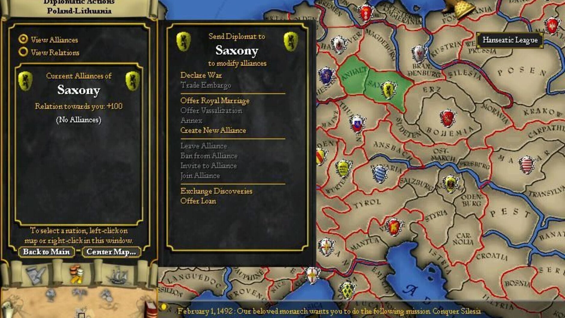 Screenshot for Europa Universalis