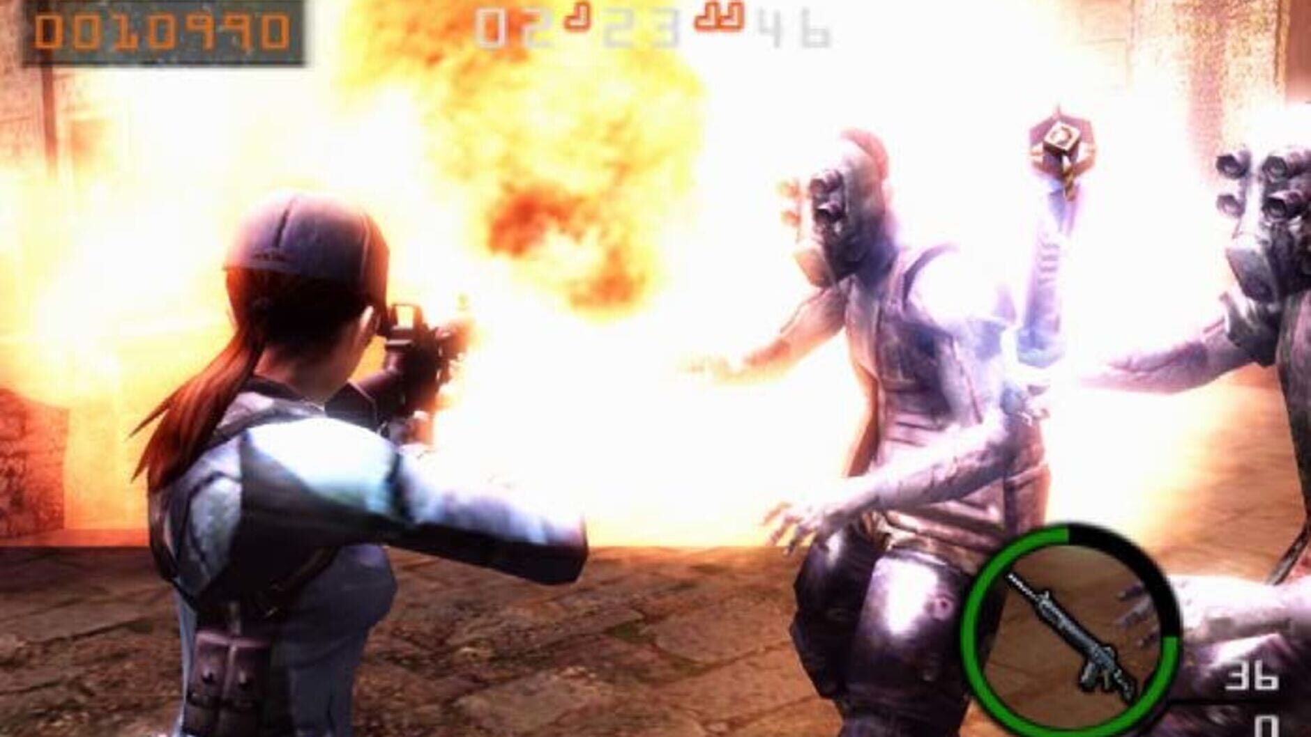 Screenshot for Resident Evil: The Mercenaries 3D