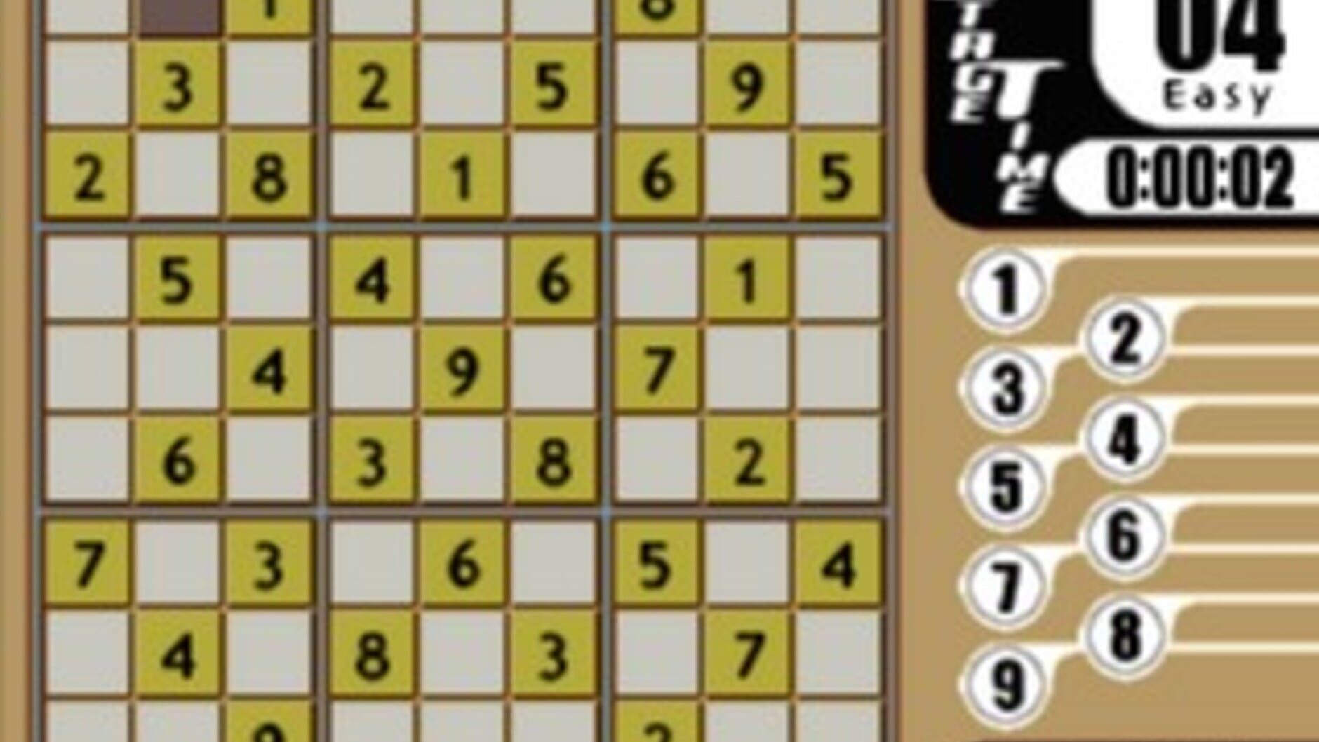 Screenshot for SuperLite 1500 Series: Sudoku 5