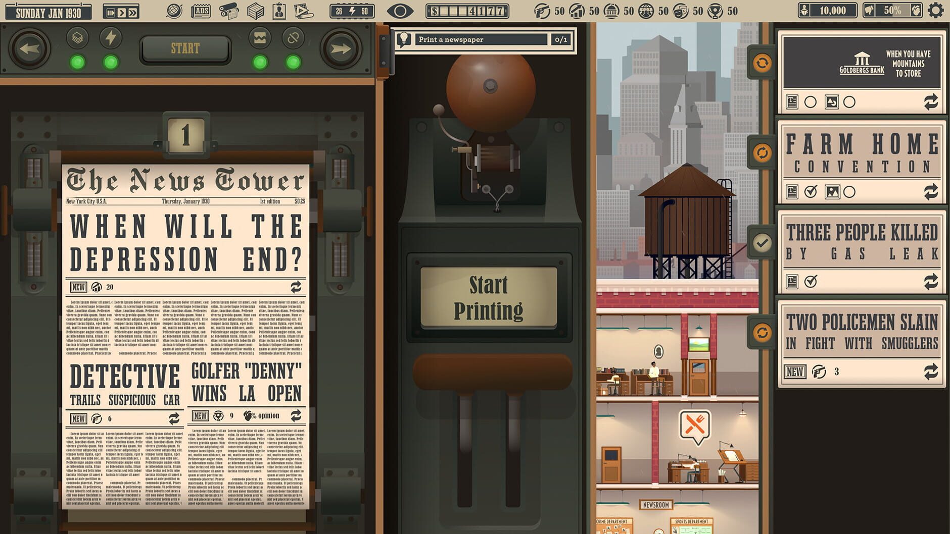 Screenshot for News Tower