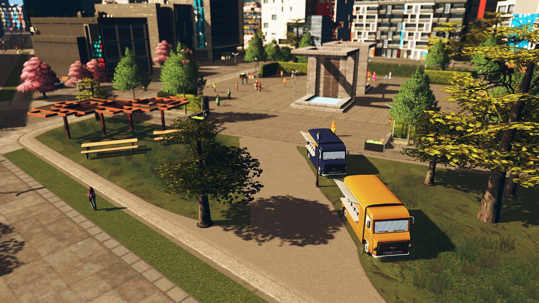 Screenshot for Cities: Skylines - Plazas & Promenades