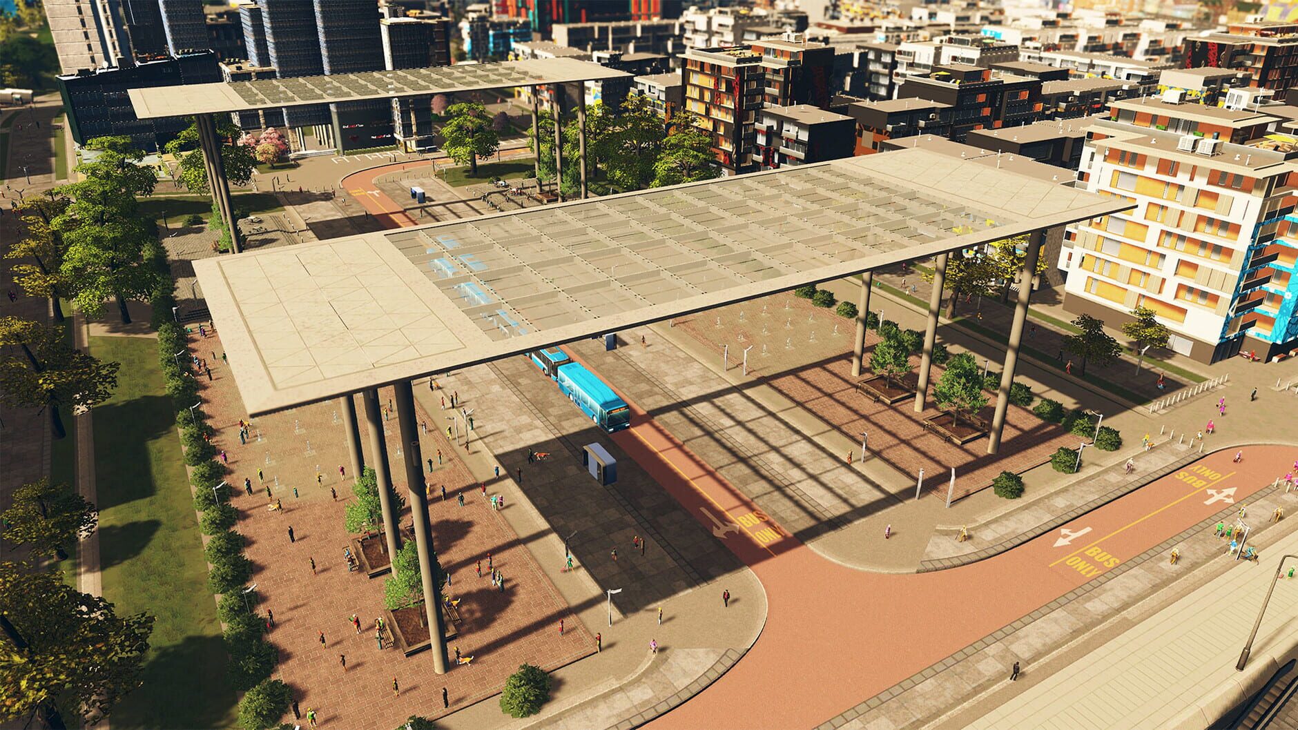 Screenshot for Cities: Skylines - Plazas & Promenades